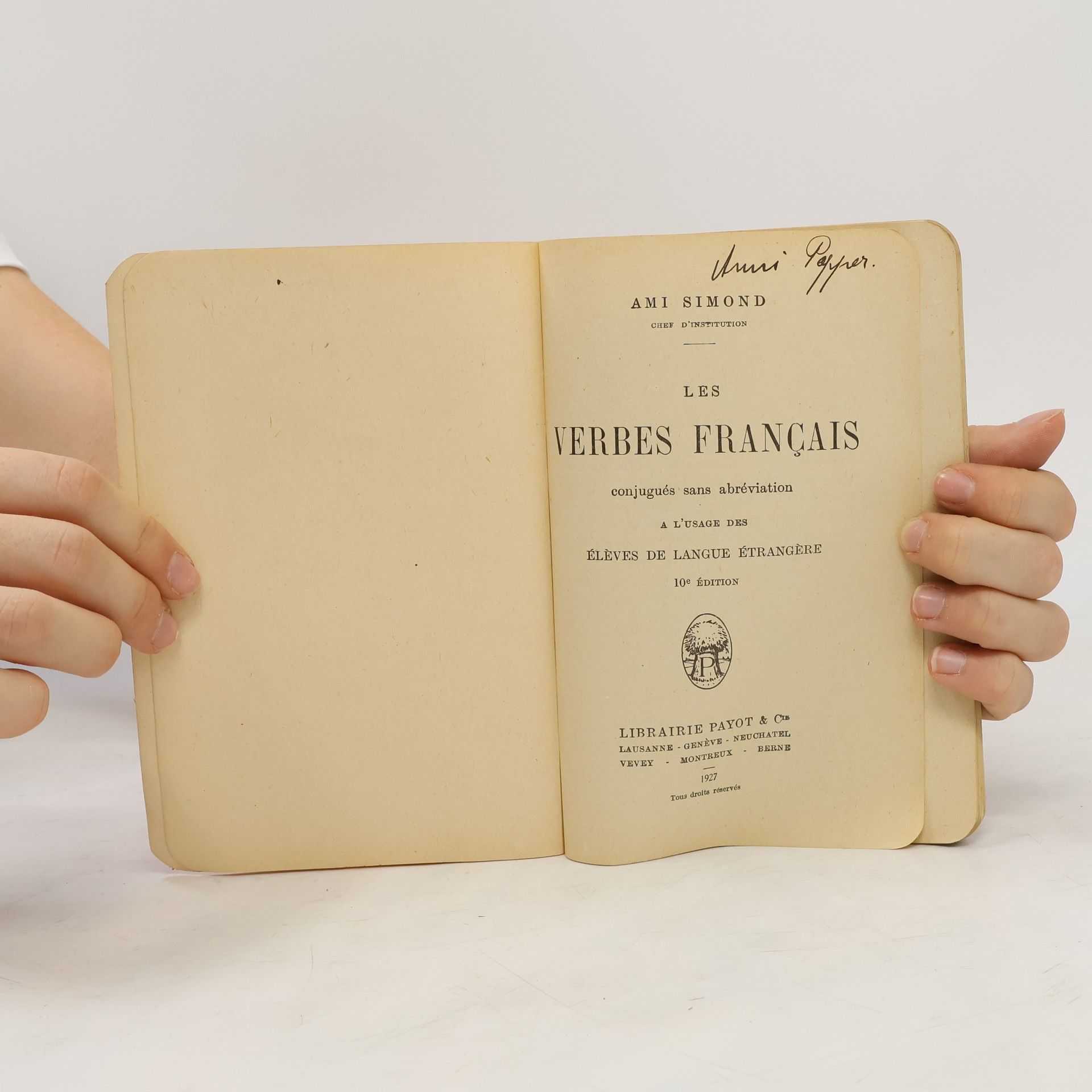 Ami Simond Les verbes français