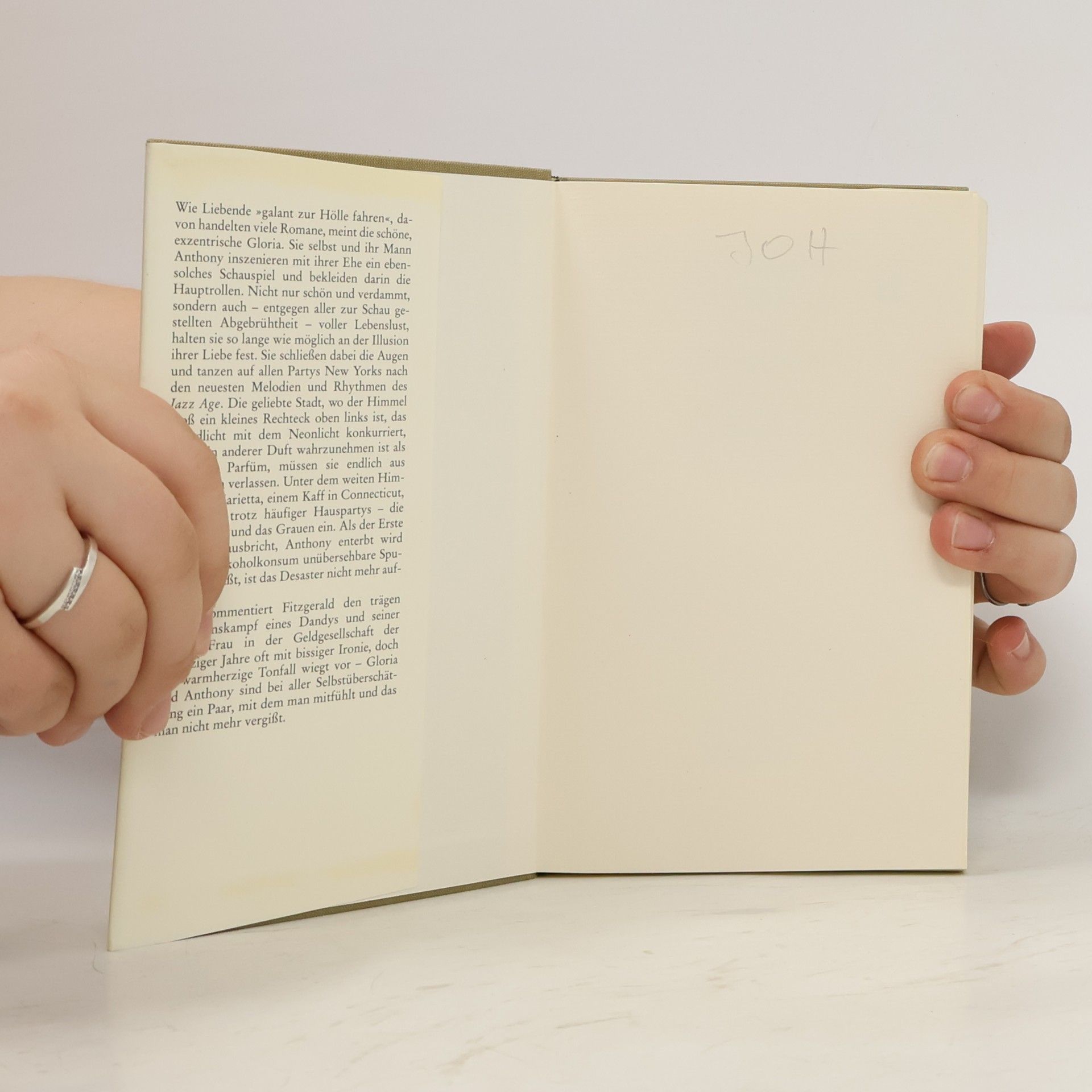 F. Scott Fitzgerald Die Schönen und Verdammten