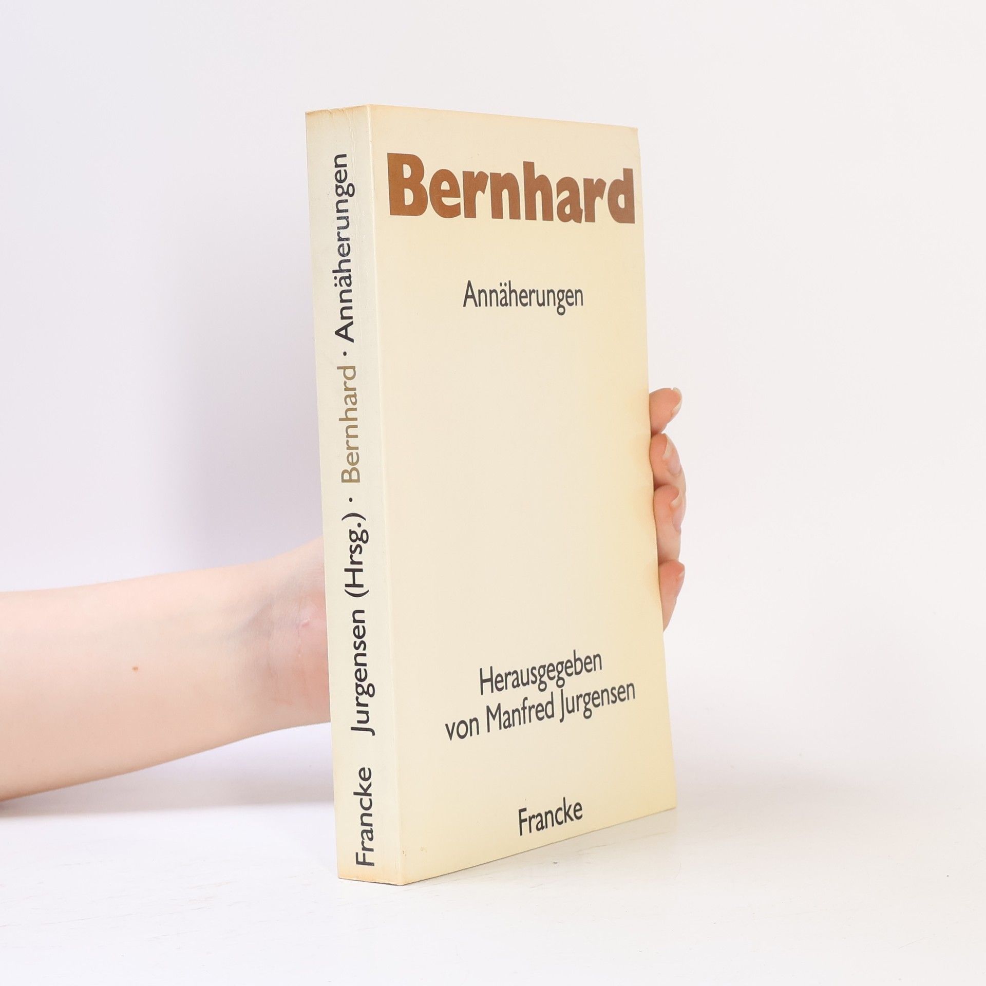Queensland Studies in German Language and Literature: Bernhard