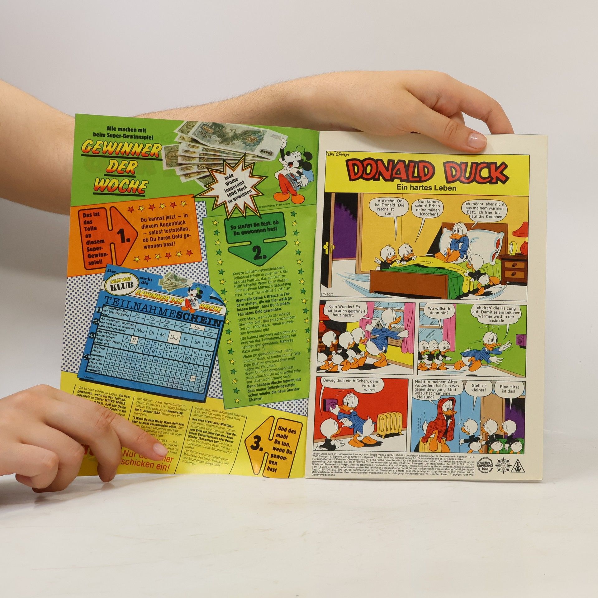 Autorenkollektiv Micky Maus Nr. 1 1/1984