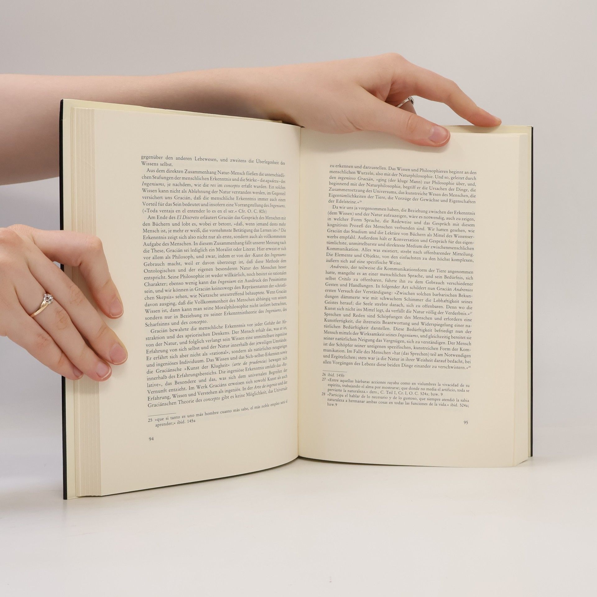 Emilio Hidalgo-Serna Humanistische Bibliothek: Das ingeniöse Denken bei Baltasar Gracián