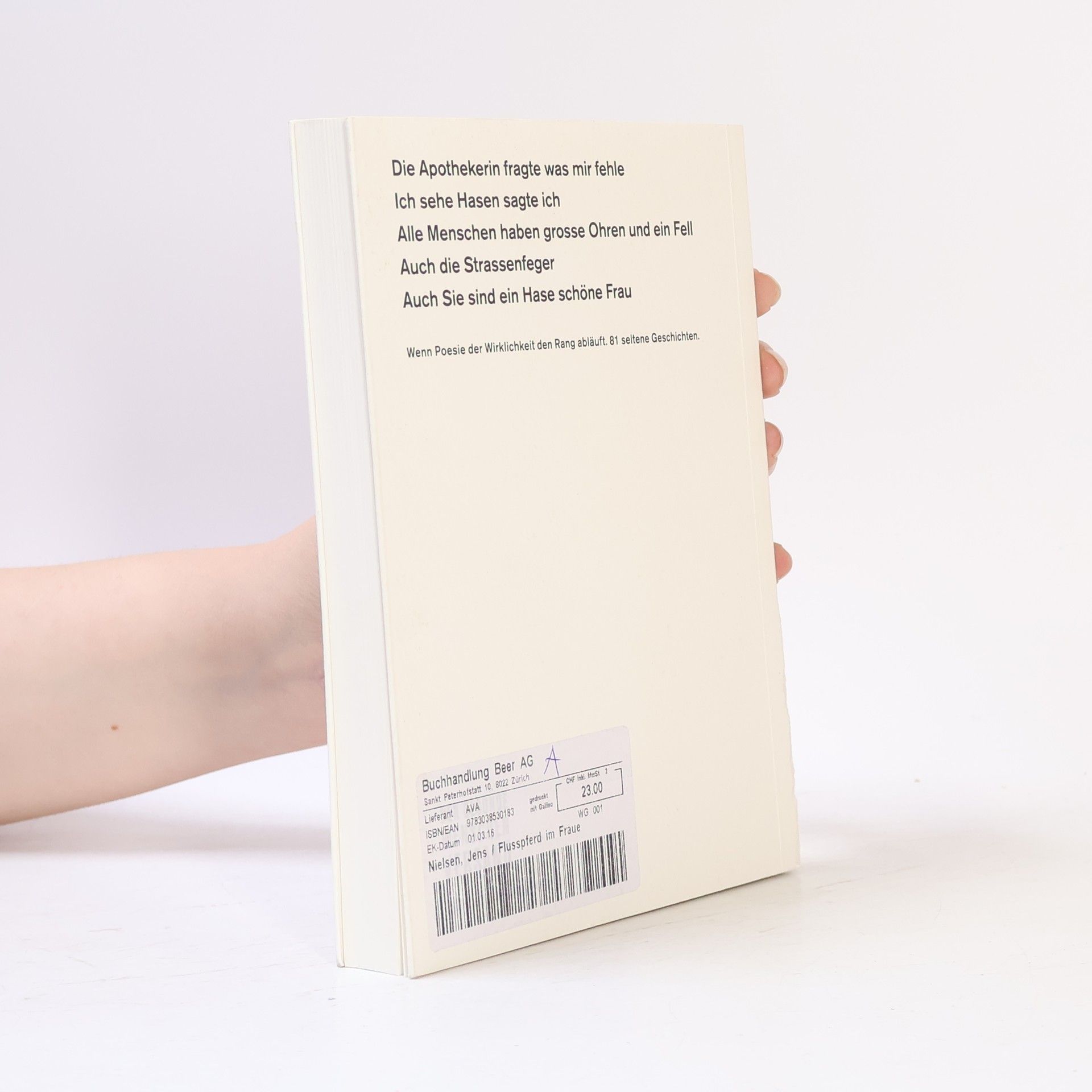 Jens Nielsen Edition Spoken Script - 18: Flusspferd im Frauenbad