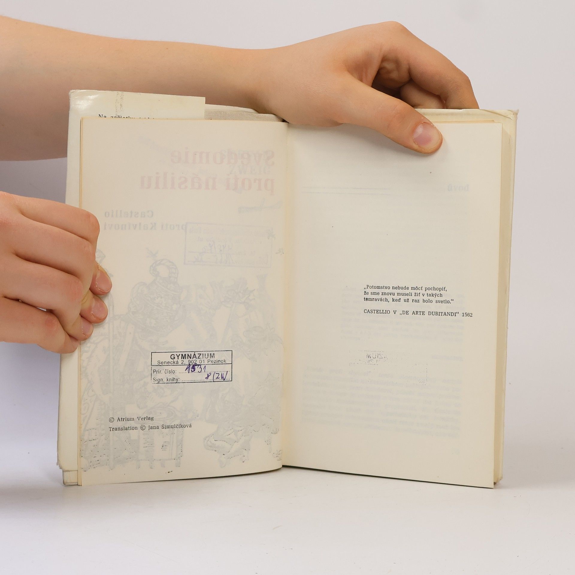 Stefan Zweig Svedomie proti násiliu