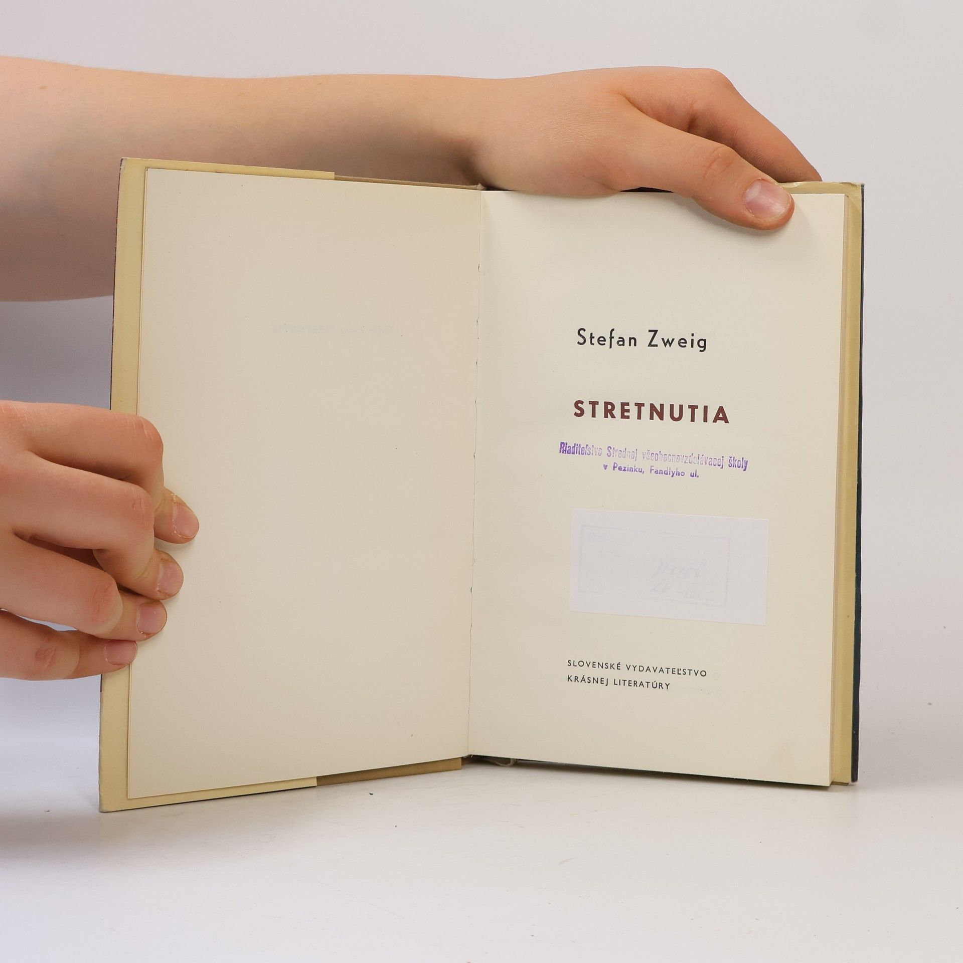 Stefan Zweig Stretnutia