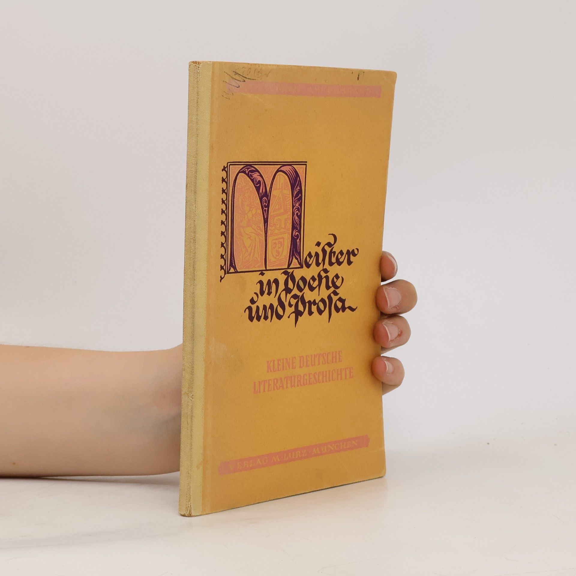 Stephan Ankenbrand Meister in Poesie und Prosa. Kleine deutsche Literaturgeschichte