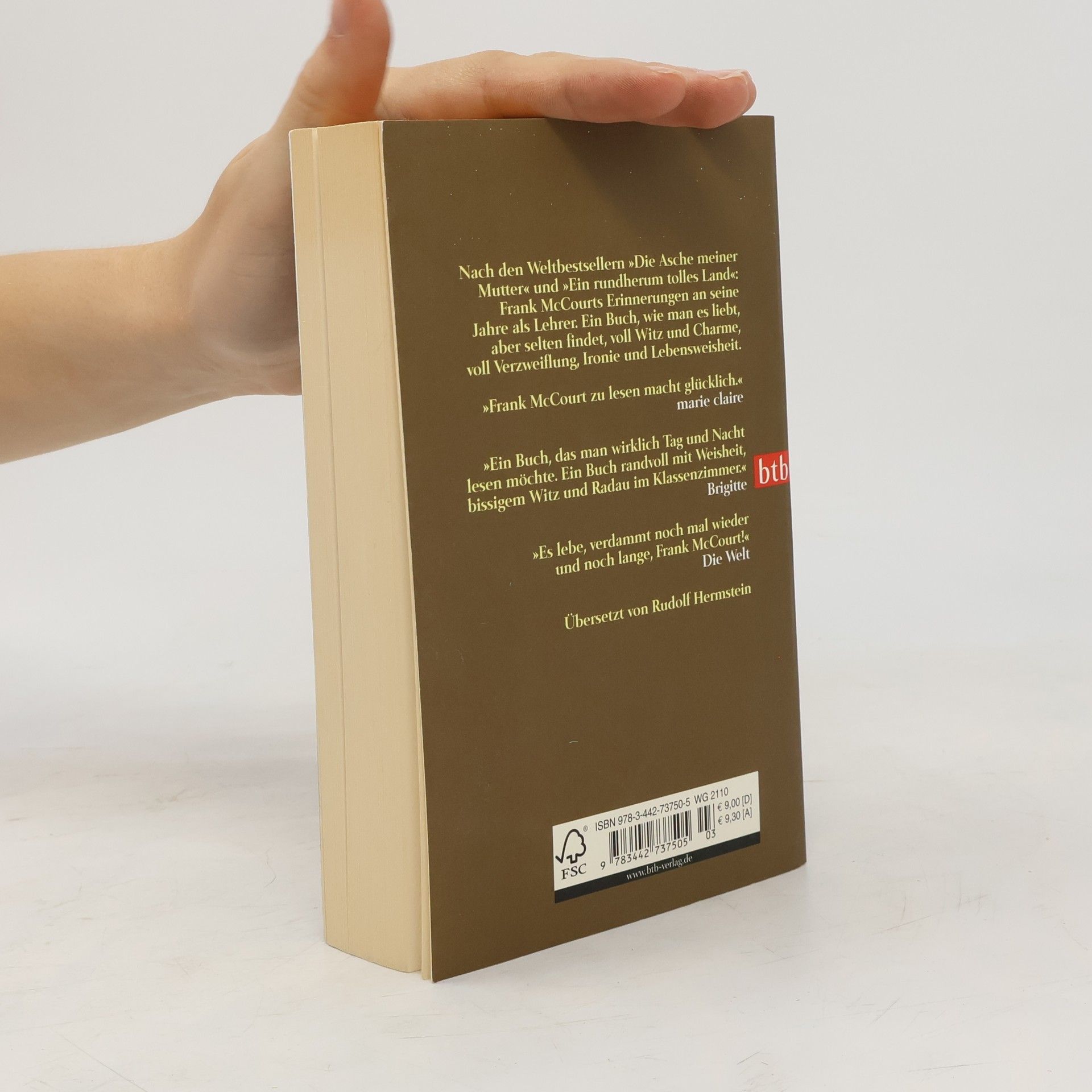 Frank McCourt Tag und Nacht und auch im Sommer