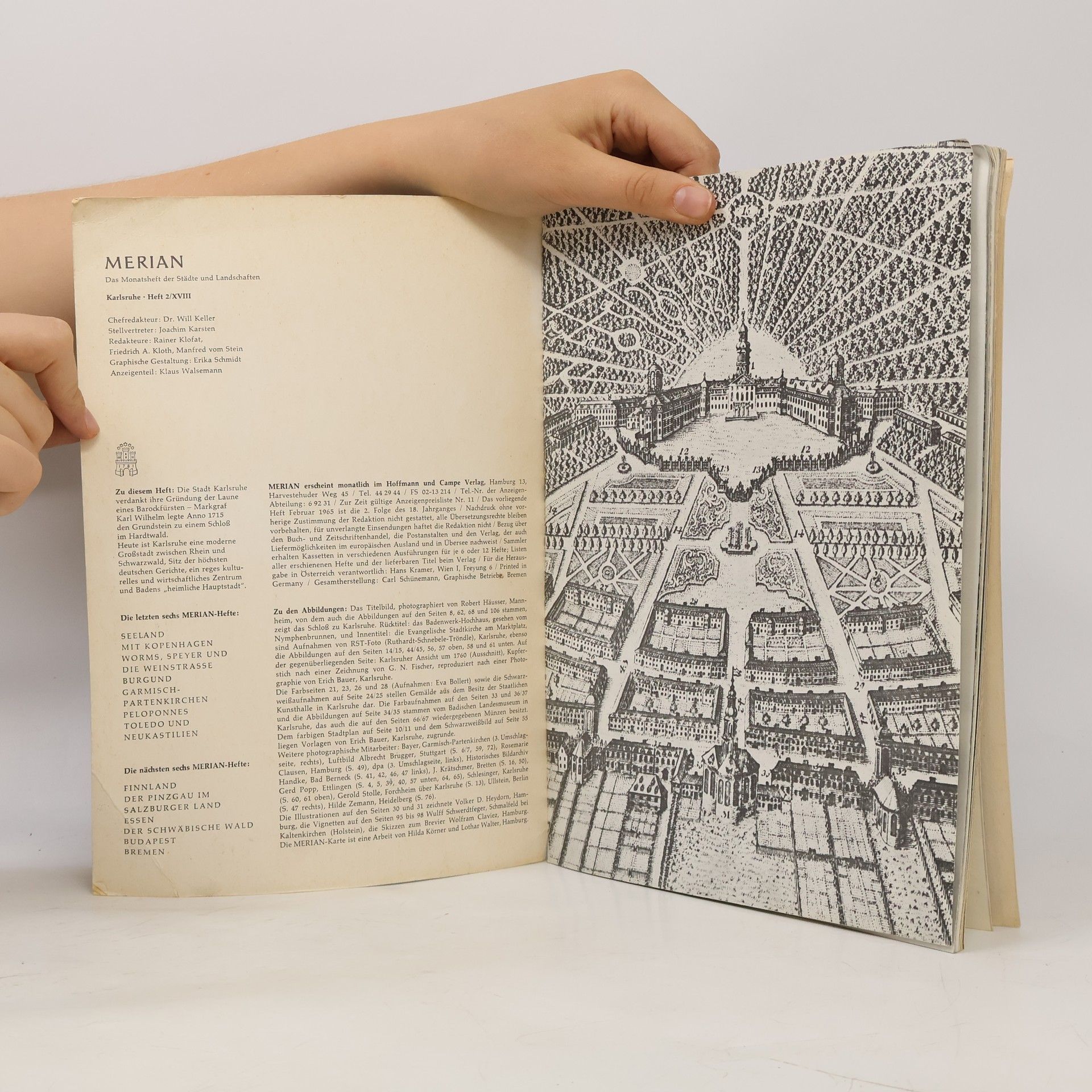 Autorenkollektiv Merian. Karlsruhe 2/XVIII