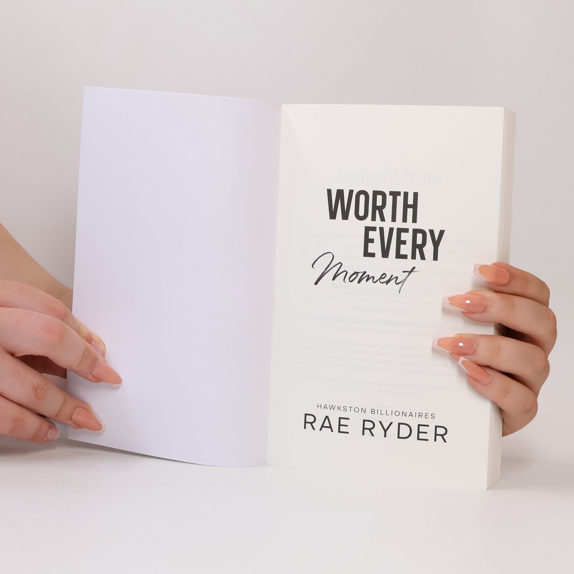Rae Ryder Hawkston Billionaires - 4: Worth Every Moment