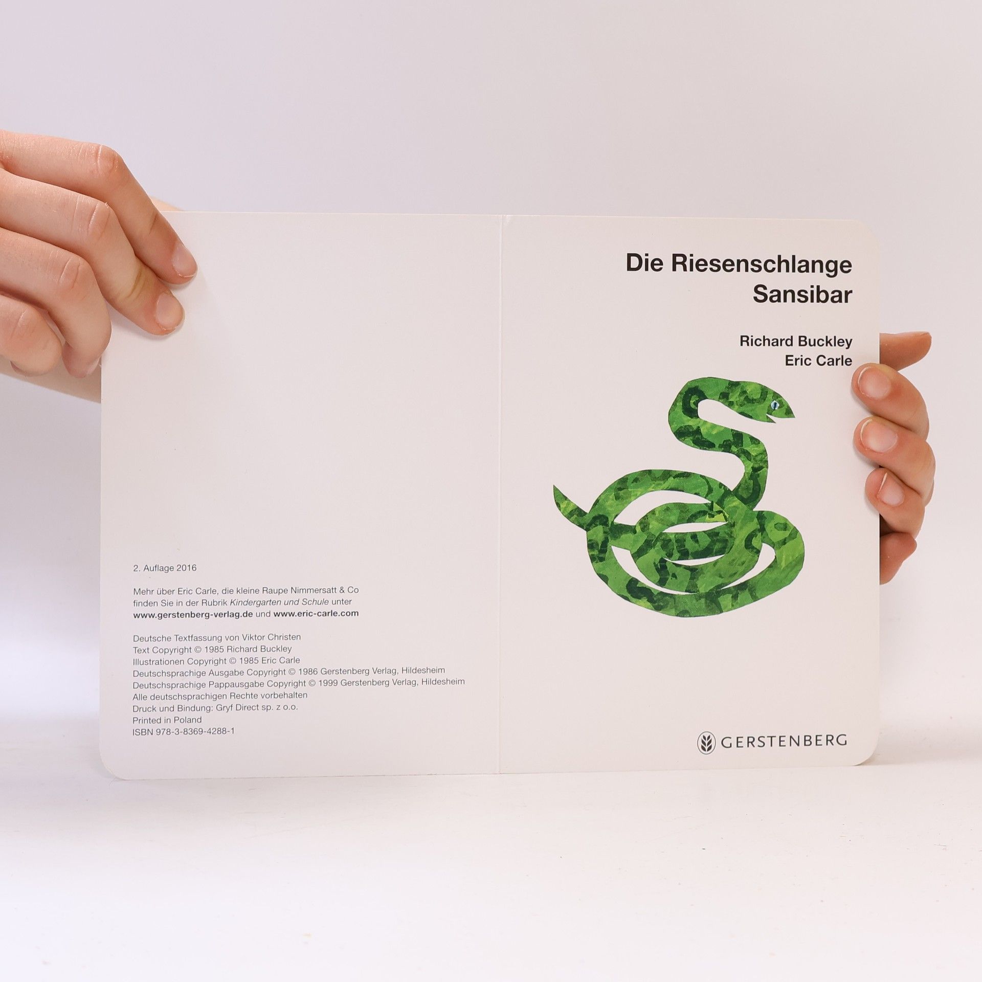 Richard Buckley Die Riesenschlange Sansibar