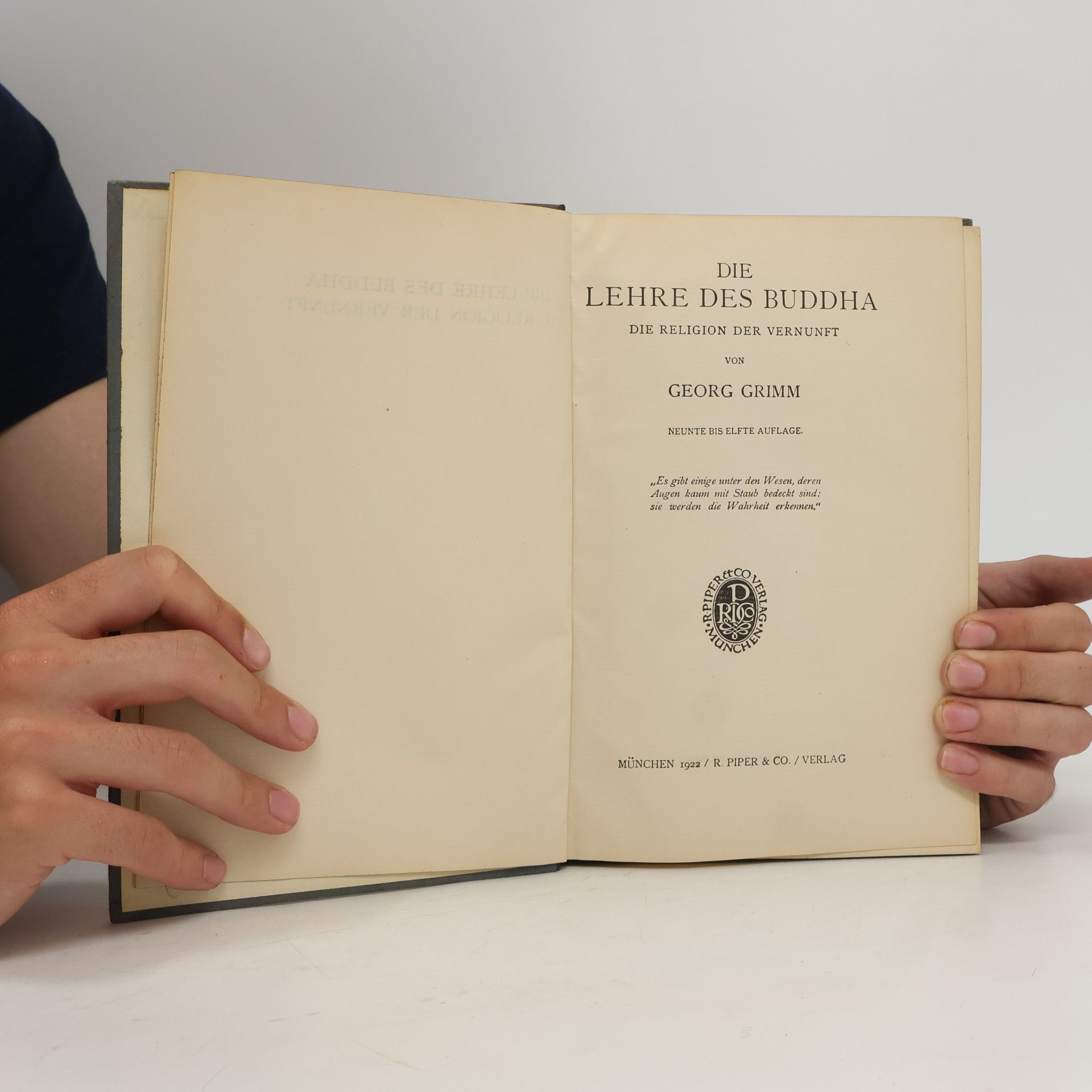 Georg Grimm Die Lehre des Buddha