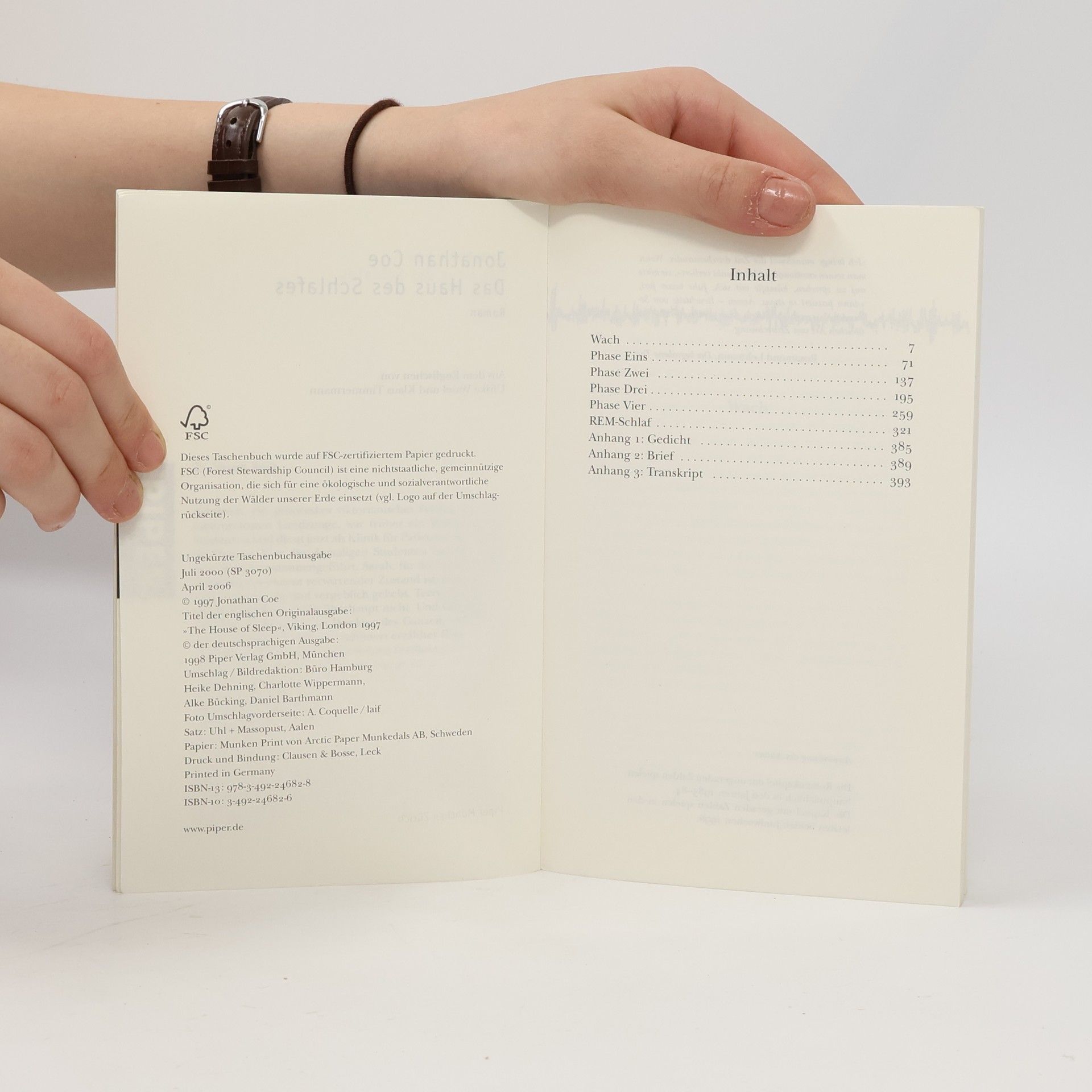 Jonathan Coe Das Haus des Schlafes