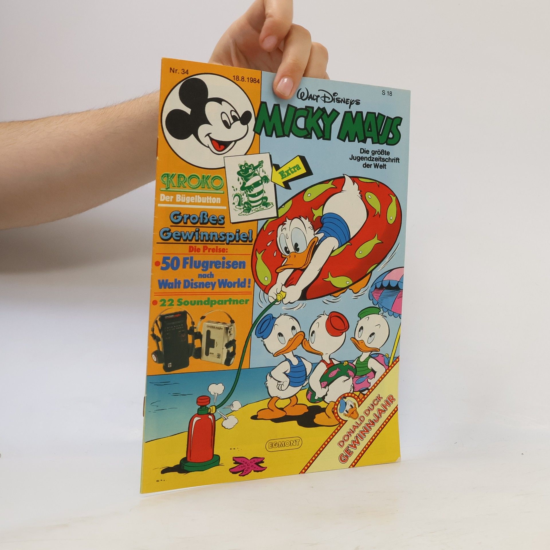 Kolektiv autorů Micky Maus Nr. 34 8/1984