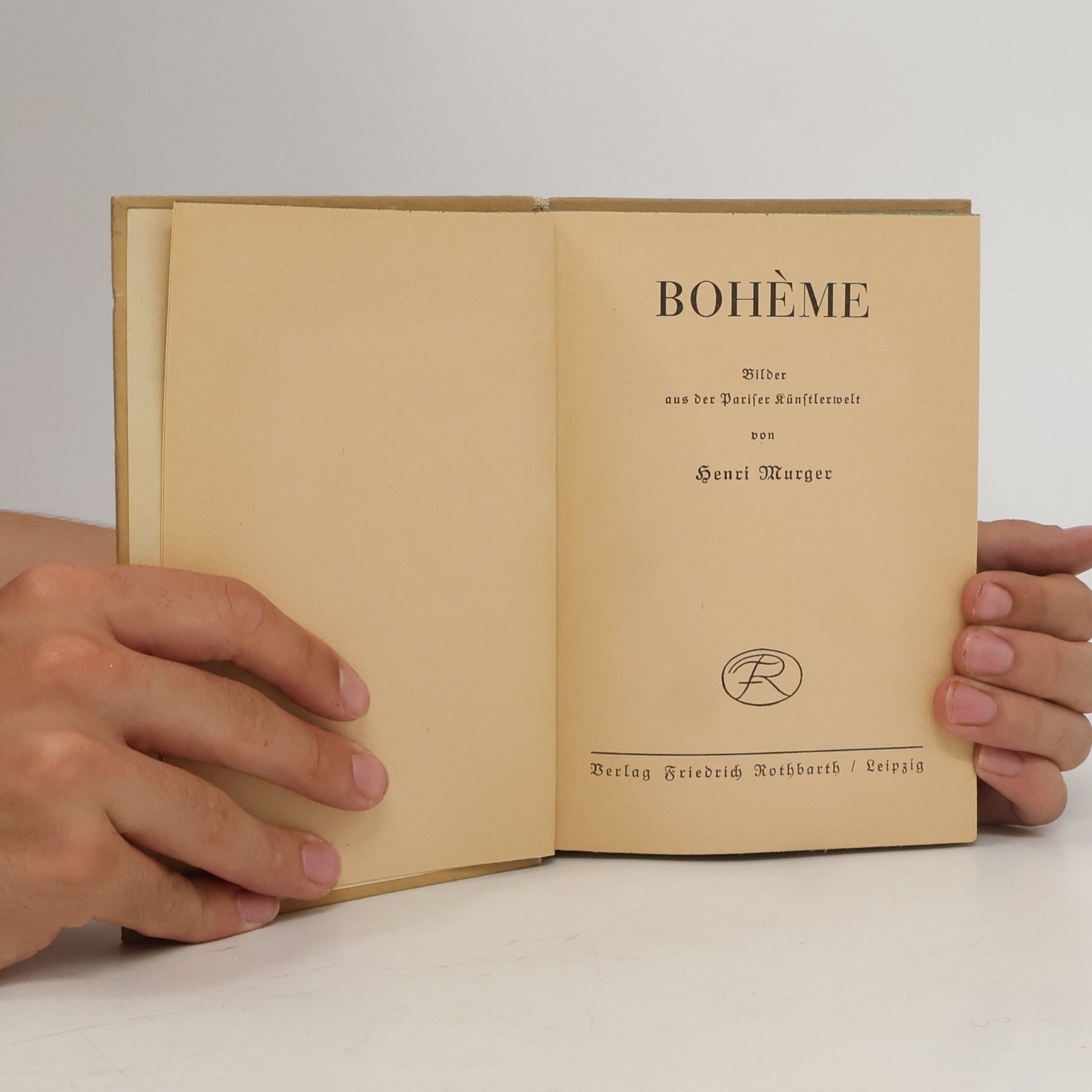 Henri Murger Bohème