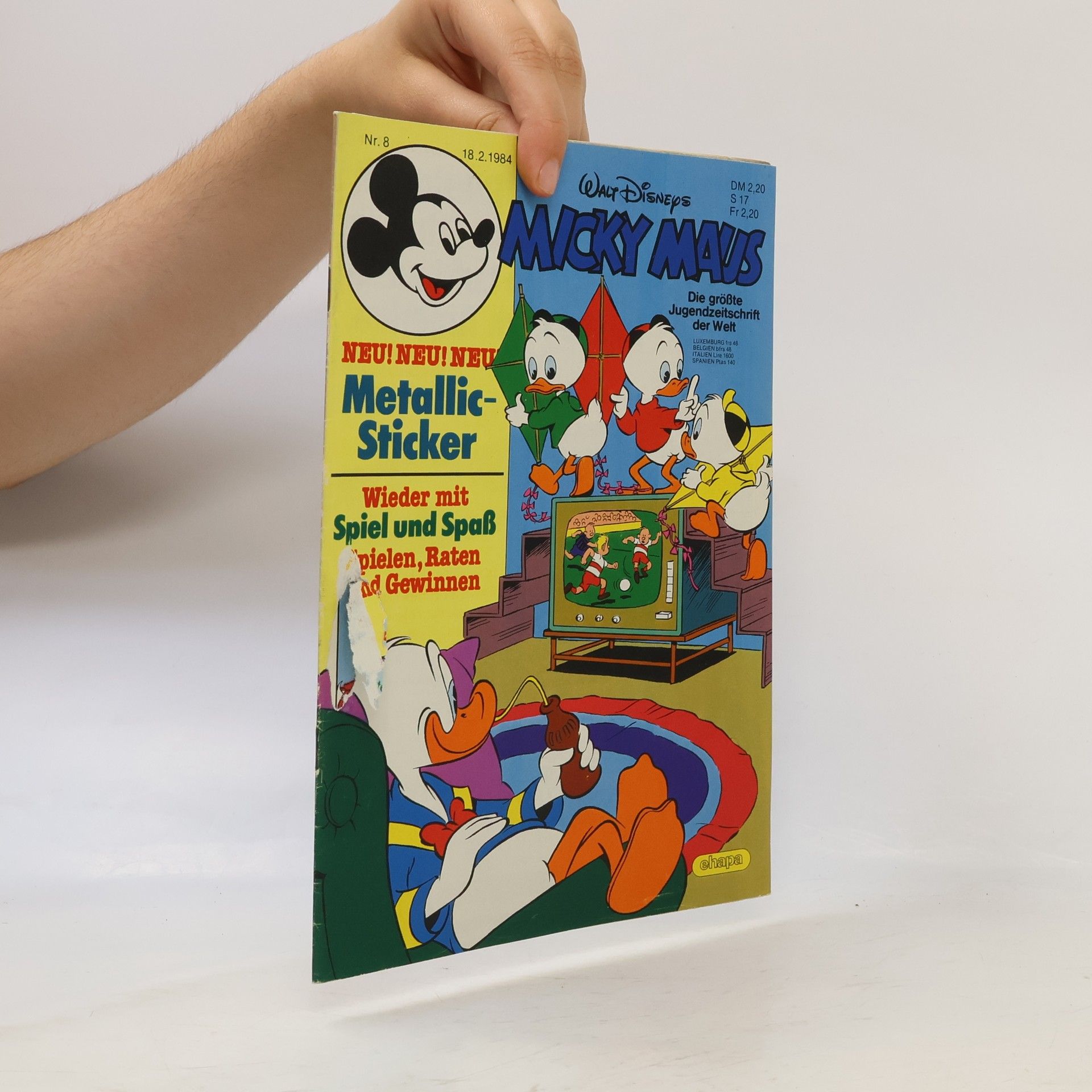 Collectif d'auteurs Micky Maus 8/1984