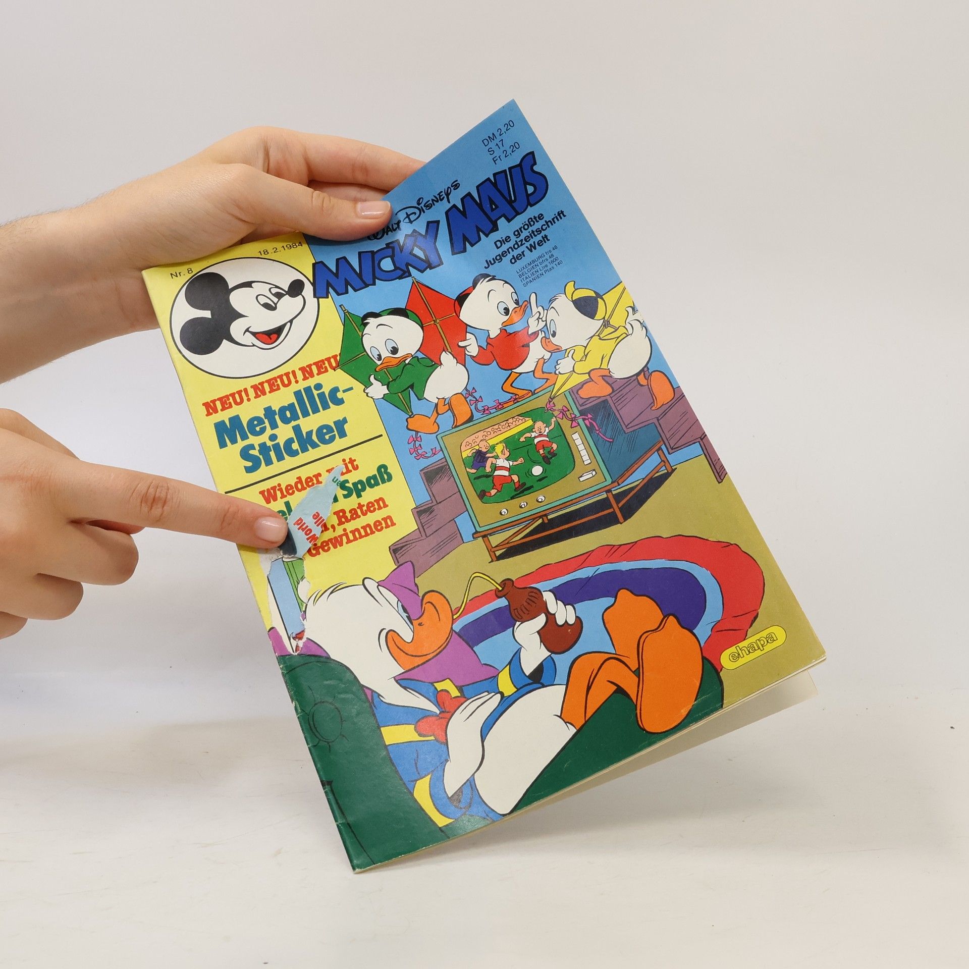 Collectif d'auteurs Micky Maus 8/1984