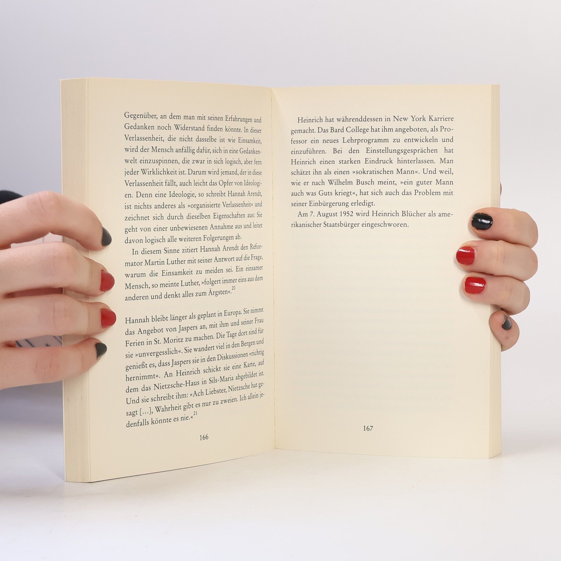 Alois Prinz Hannah Arendt oder Die Liebe zur Welt