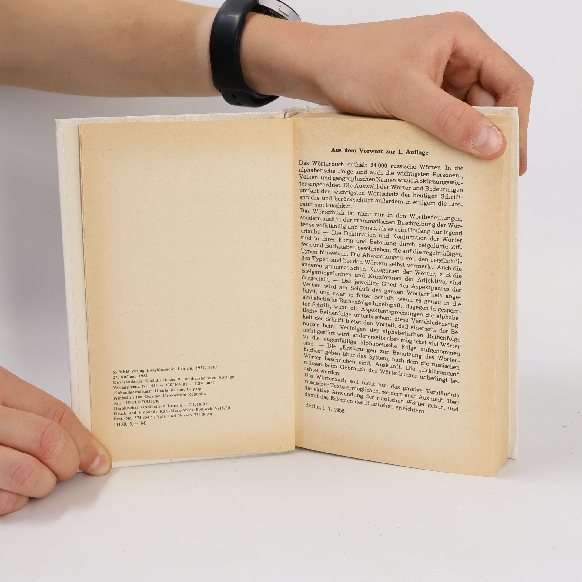 Hans Holm Bielfeldt Russisch-deutsch Wörterbuch