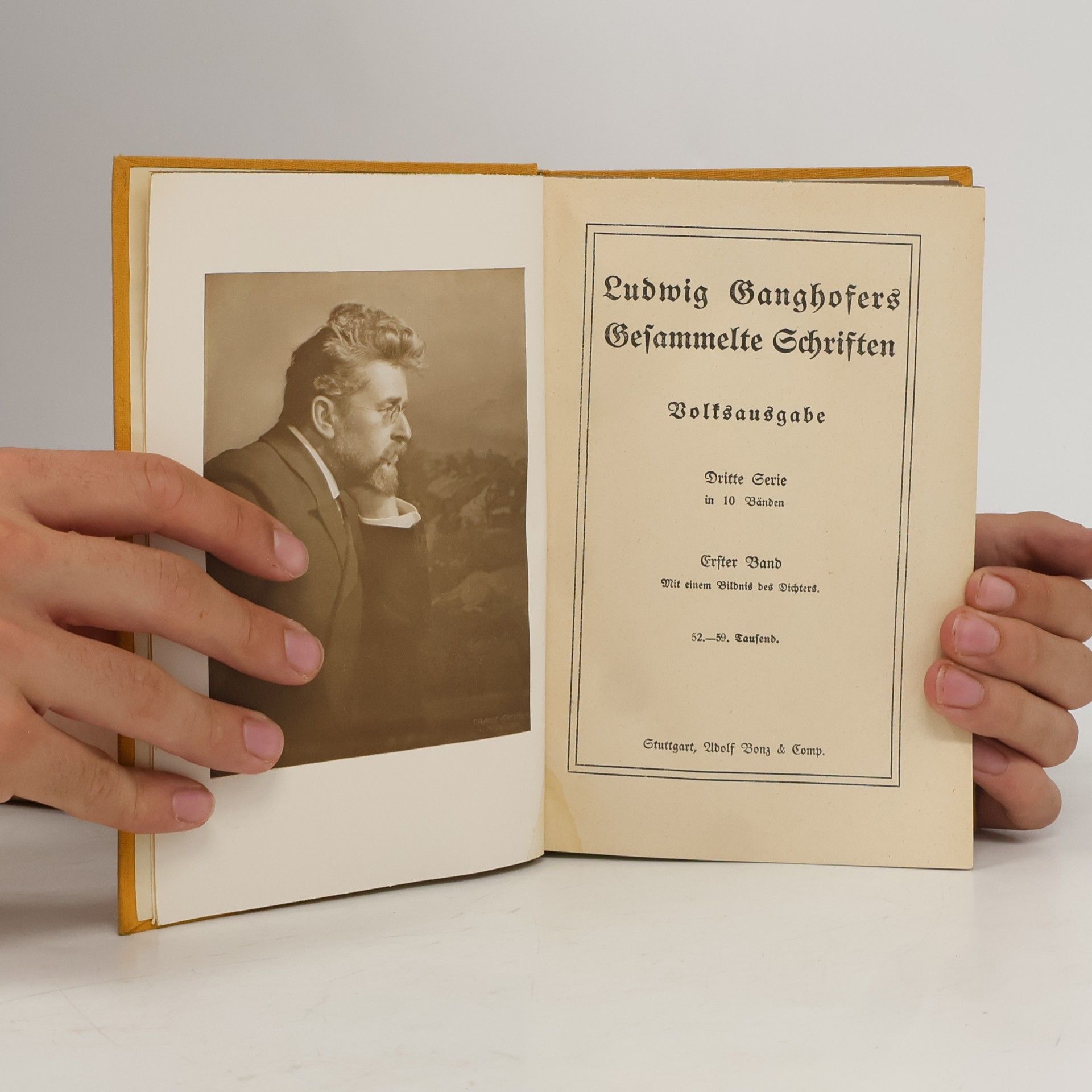 Ludwig Ganghofer Gesammelte Schriften. Dritter Band