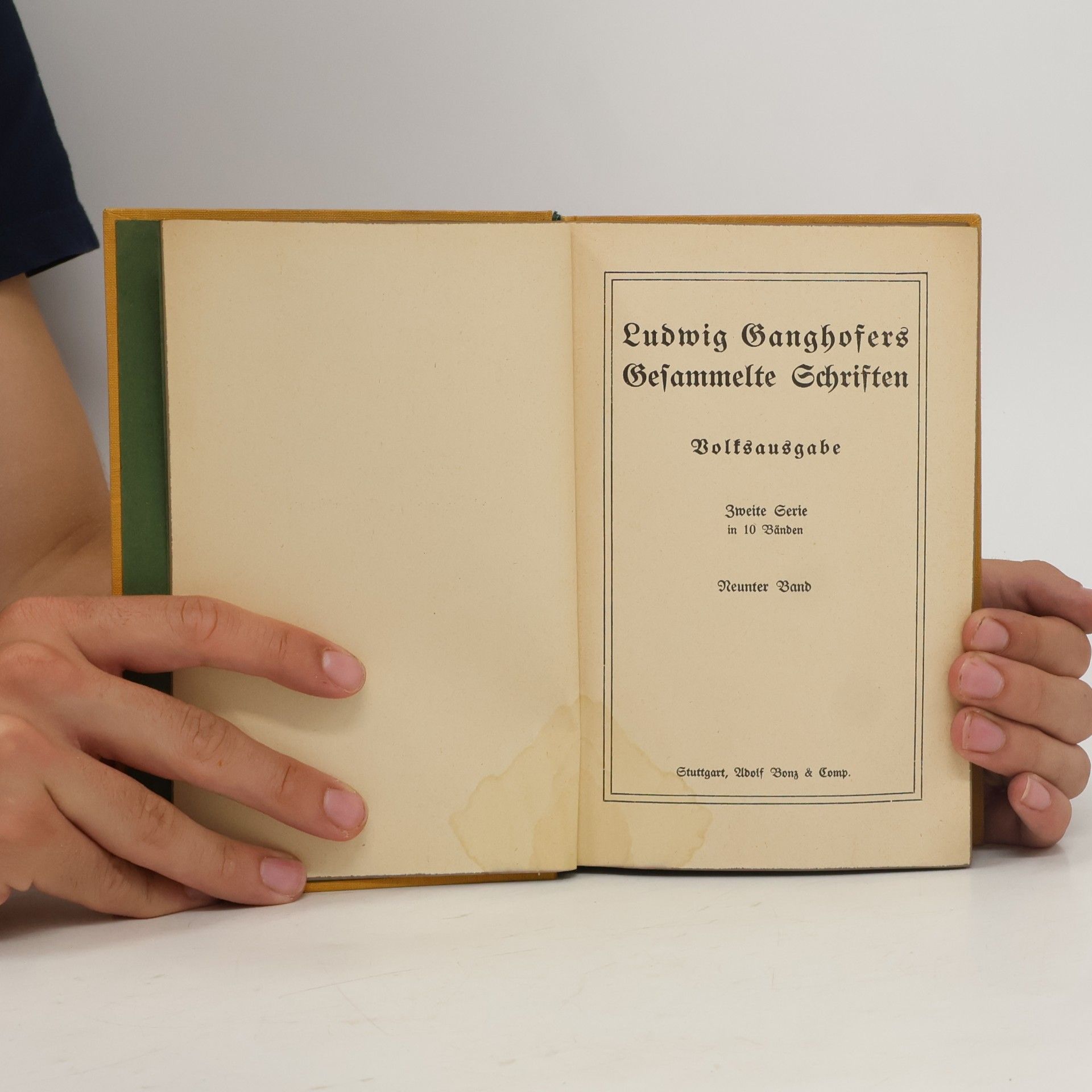 Ludwig Ganghofers Gesammelte Schriften