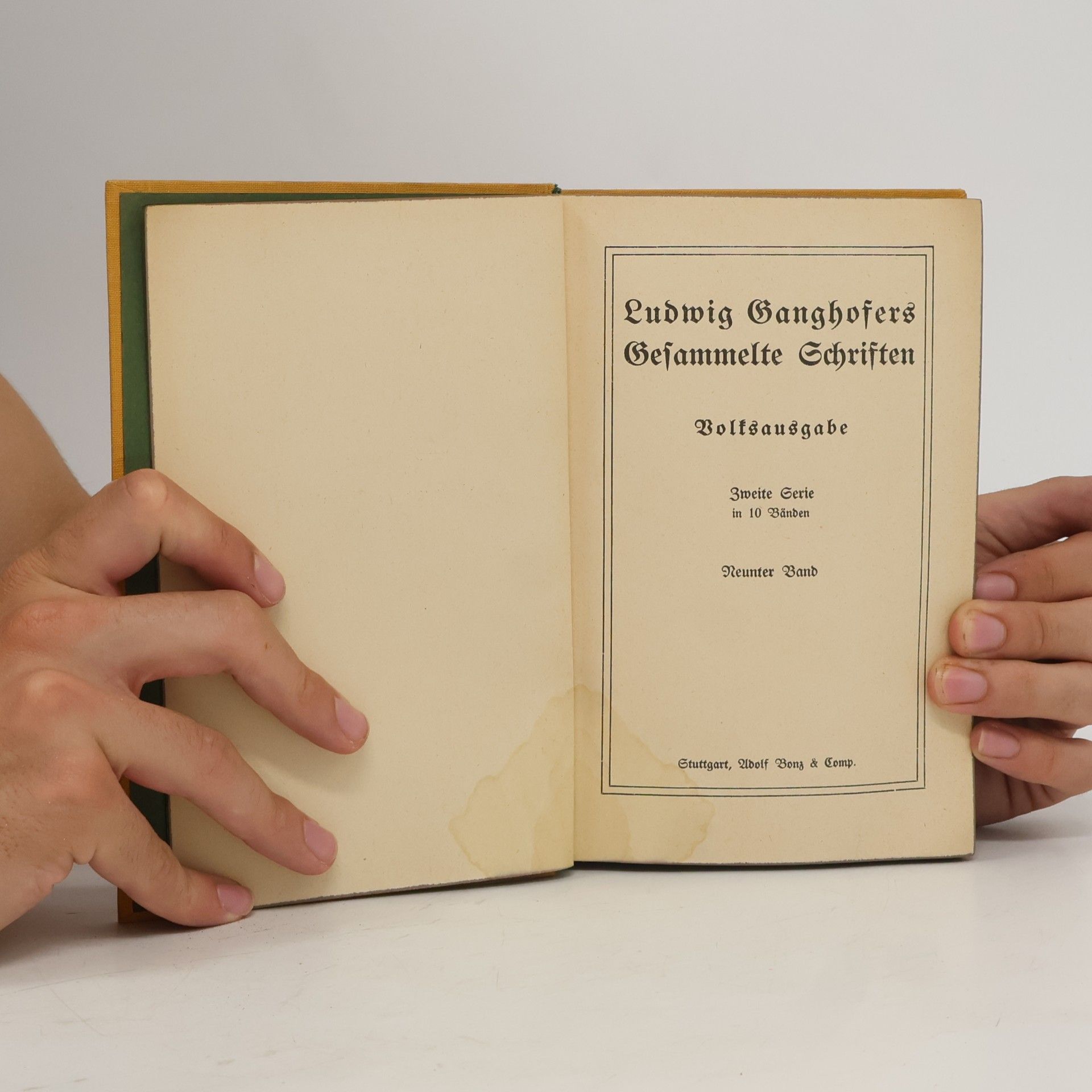 Ludwig Ganghofers Gesammelte Schriften
