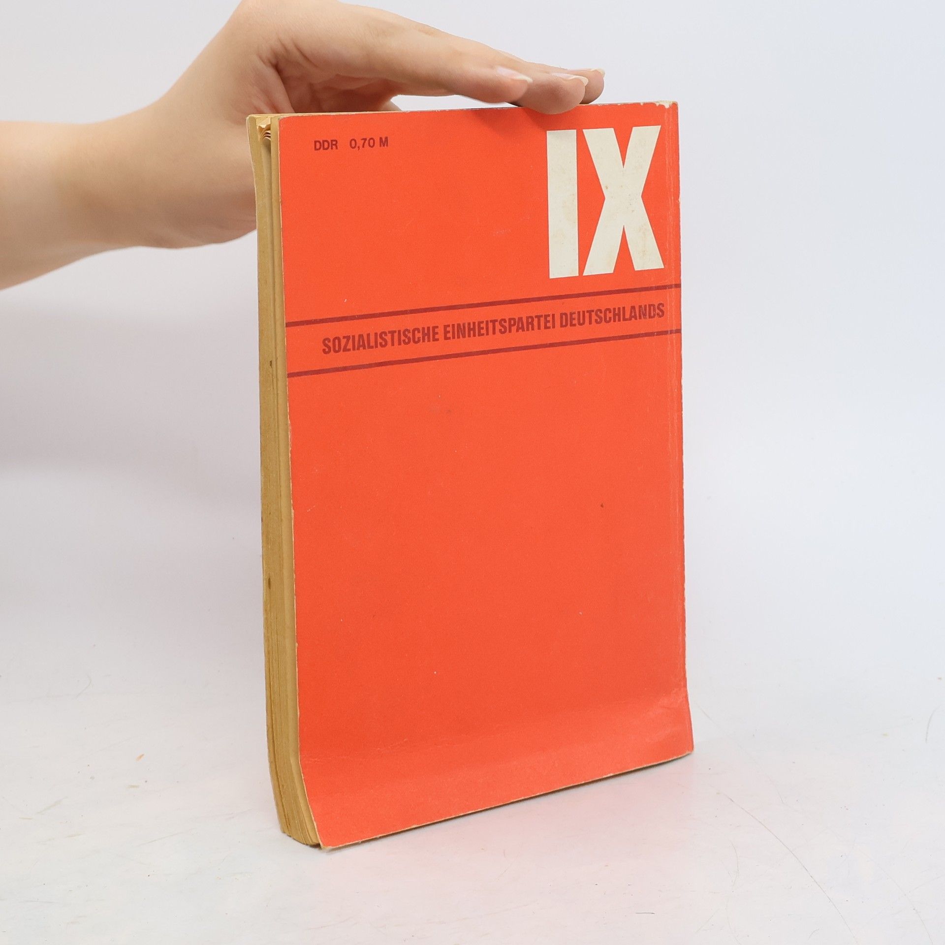 Kolektív autorov SED IX. Parteitag 1976: Programm der Sozialistischen Einheitspartei Deutschlands