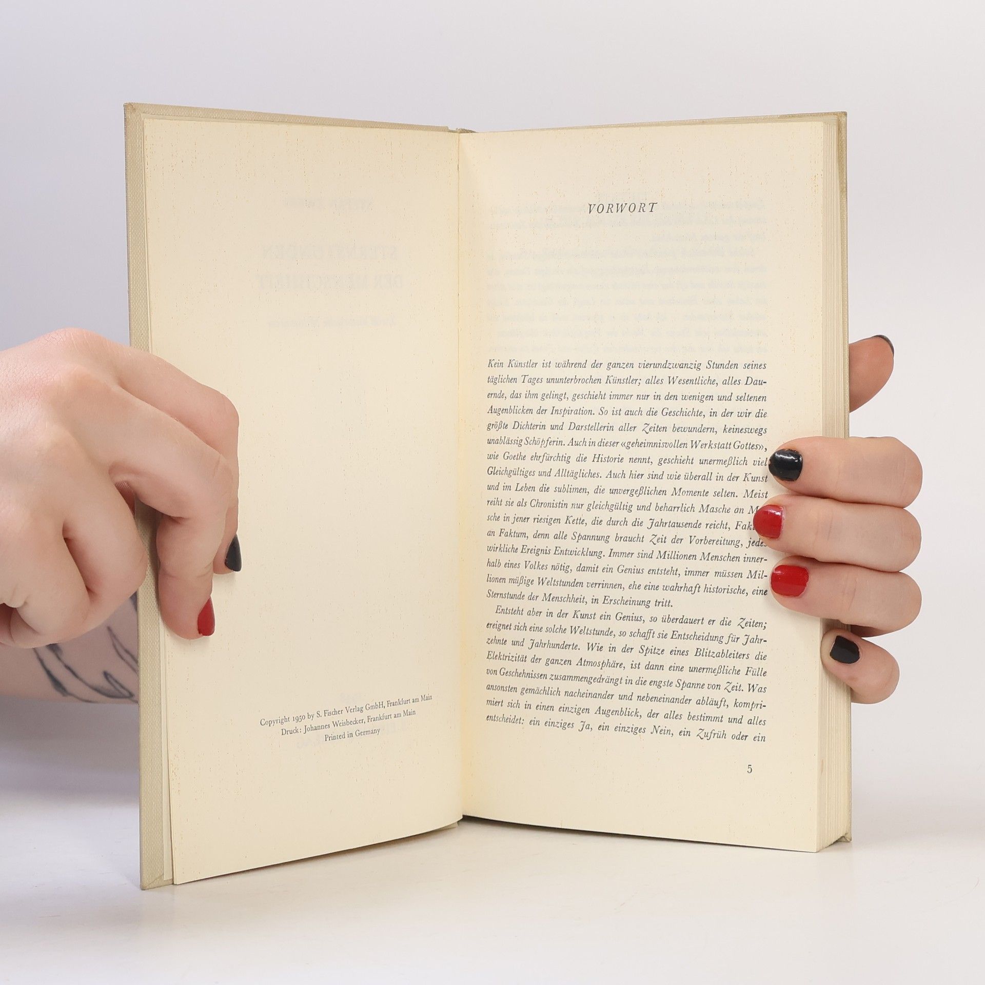 Stefan Zweig Sternstunden der Menschheit
