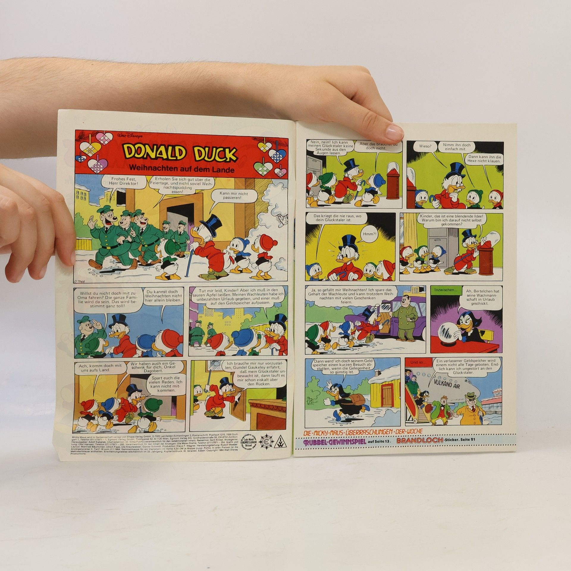 Collectif d'auteurs Micky Maus 52/1984