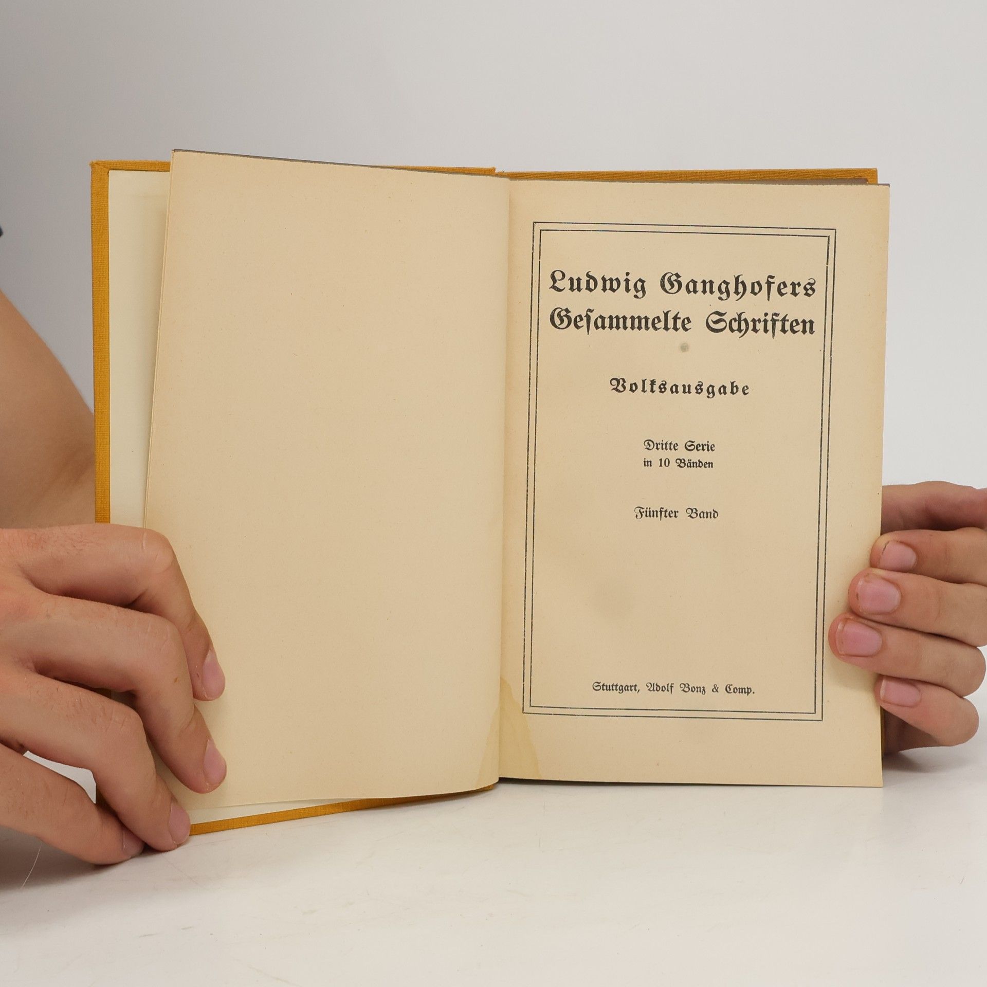 Ludwig Ganghofers Gesammelte Schriften