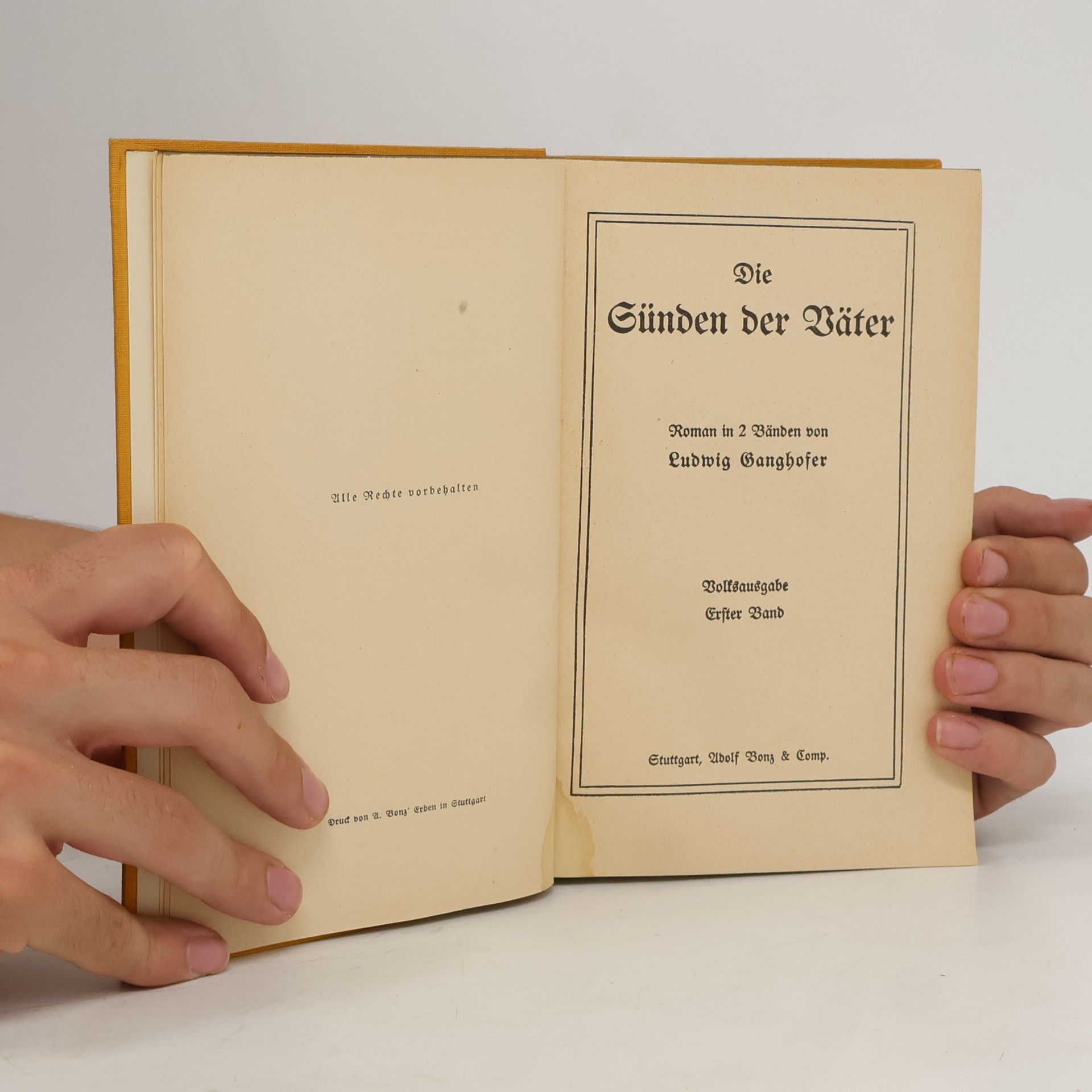 Ludwig Ganghofer Gesammelte Schriften. Dritter Band