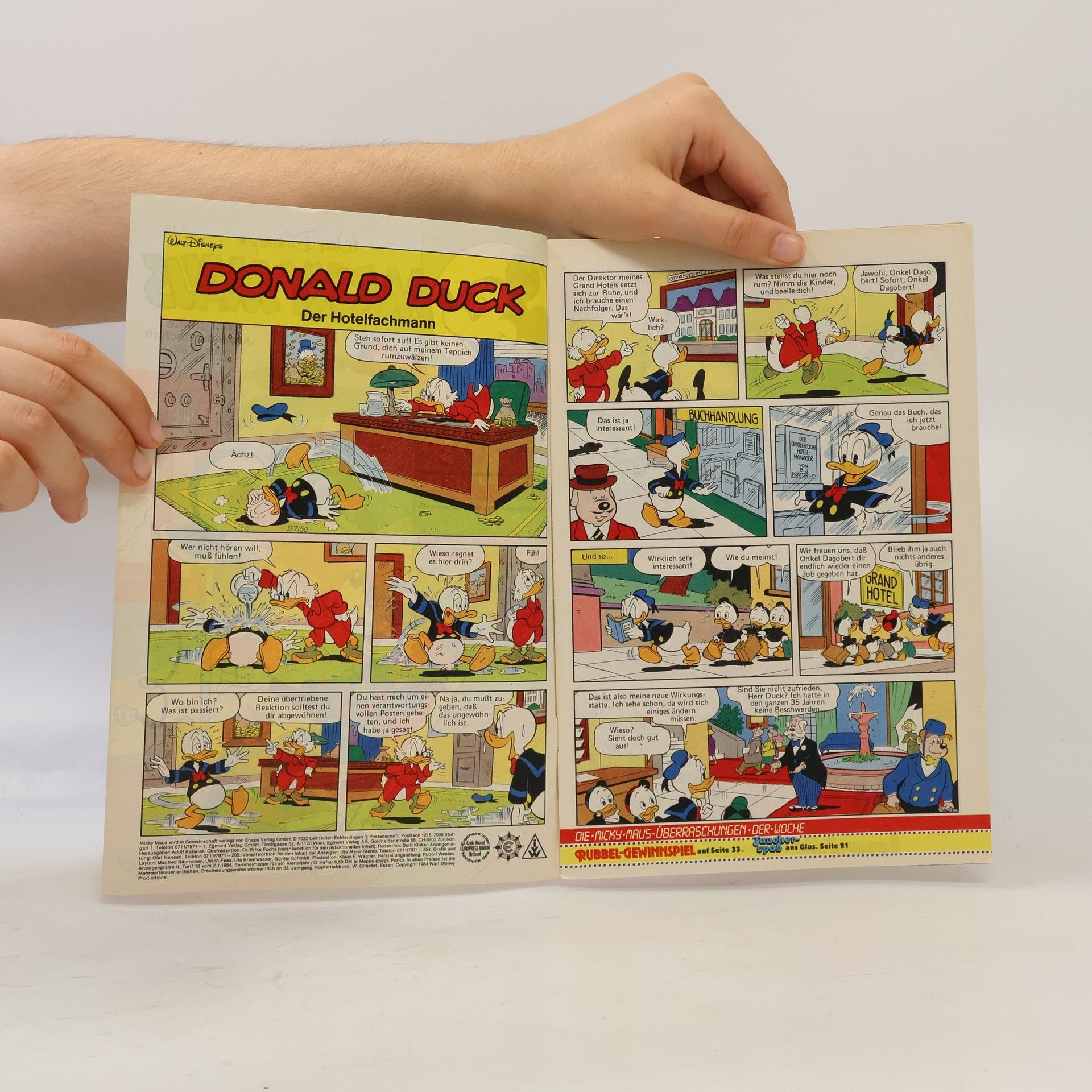 Collectif d'auteurs Micky Maus 49/1984