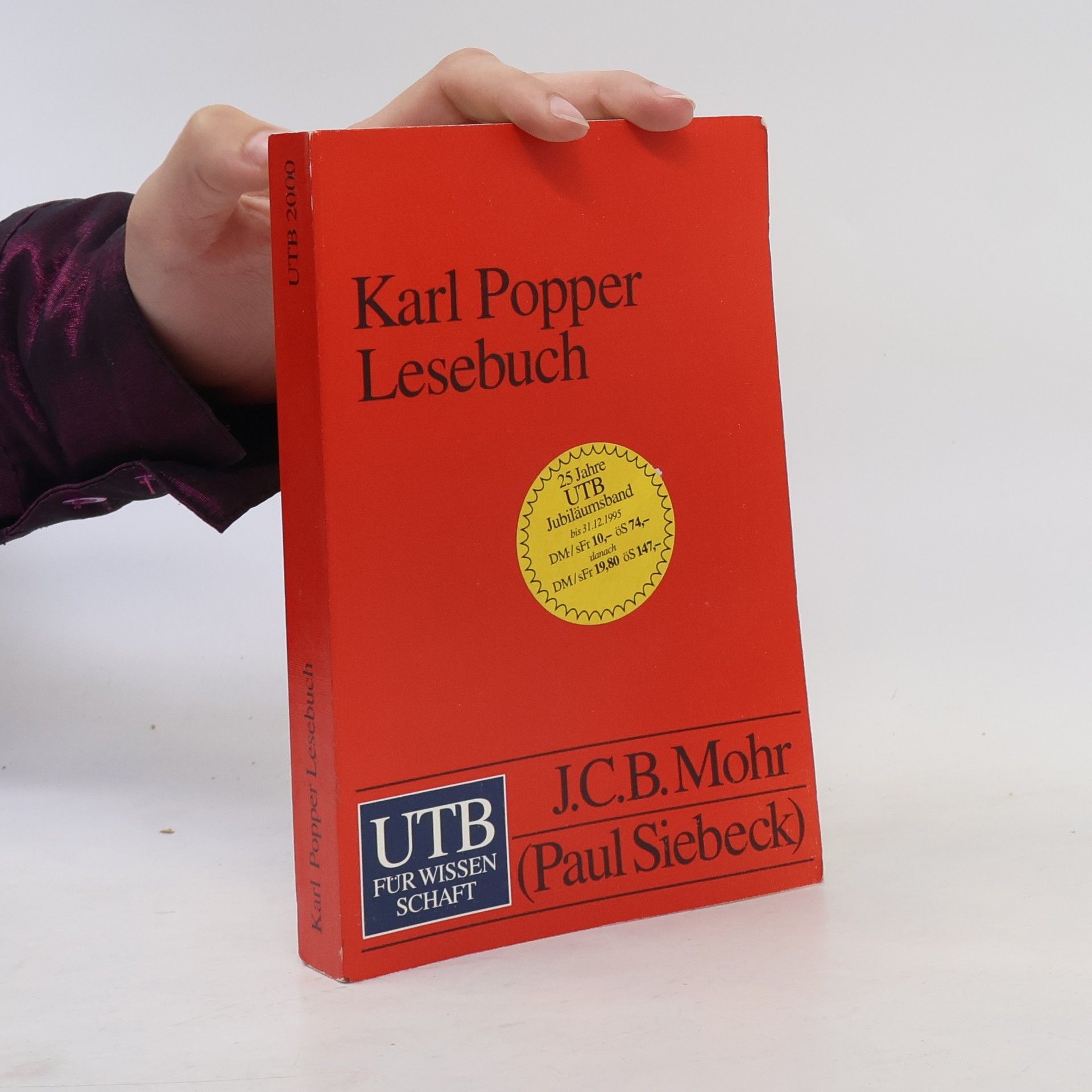 Karl R. Popper Karl Popper Lesebuch