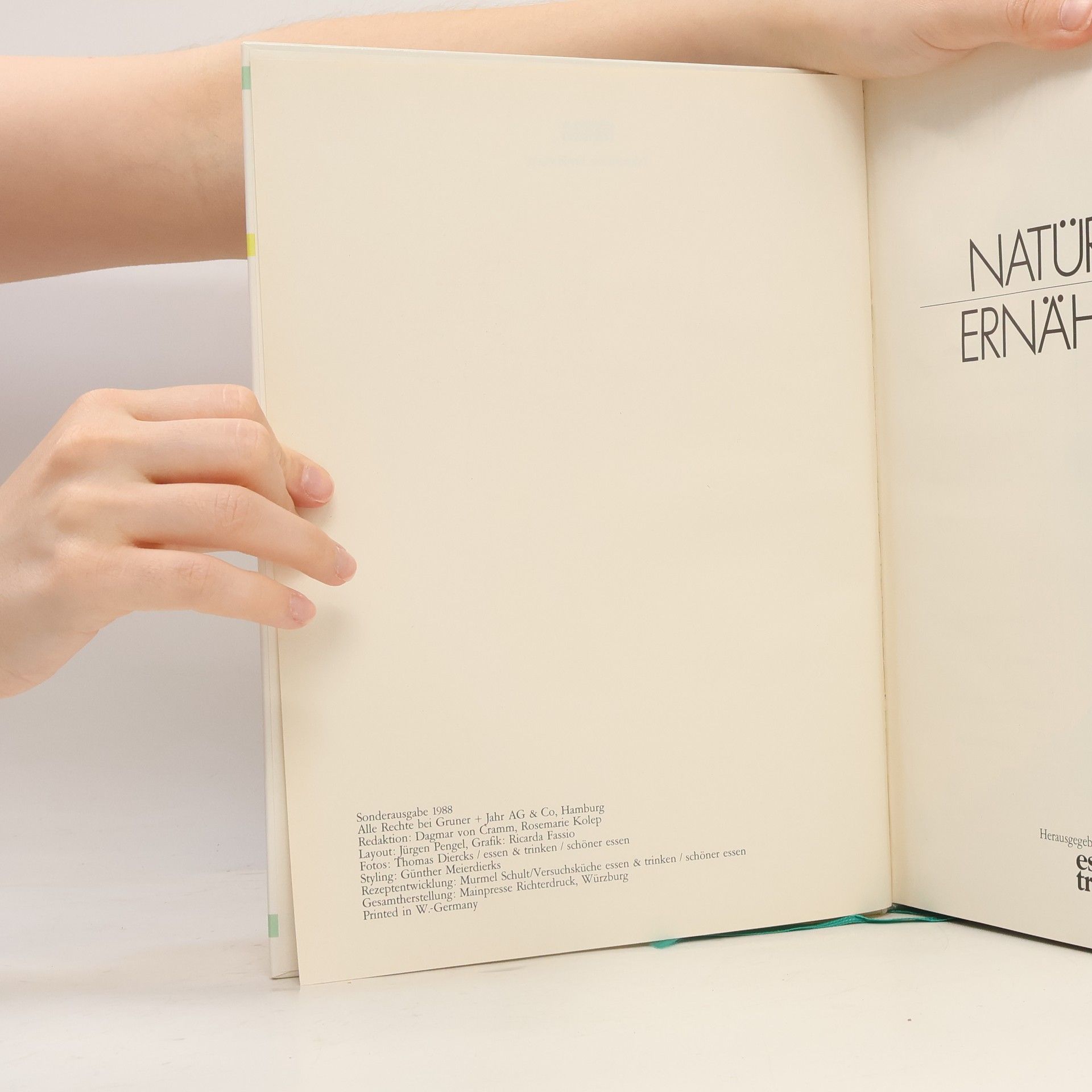 Collectif d'auteurs Natürliche Ernährung