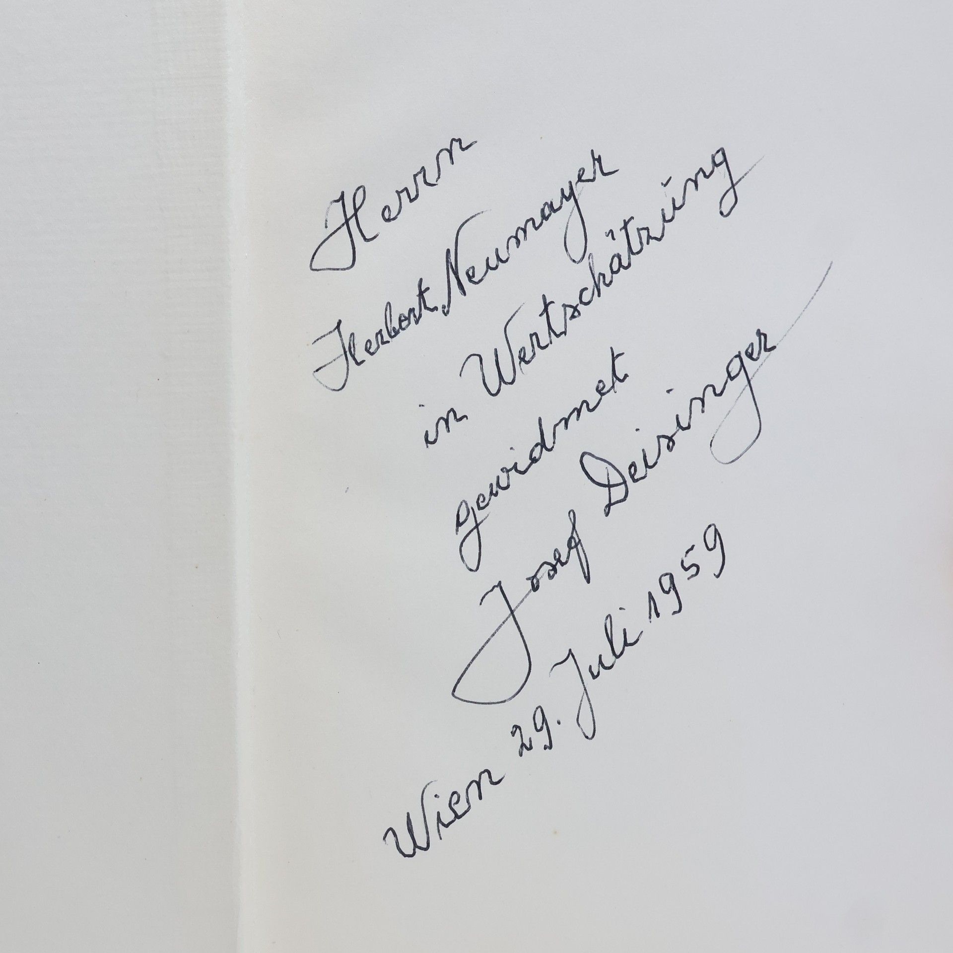 Josef Deisinger Vom Piccolo zum Millionär