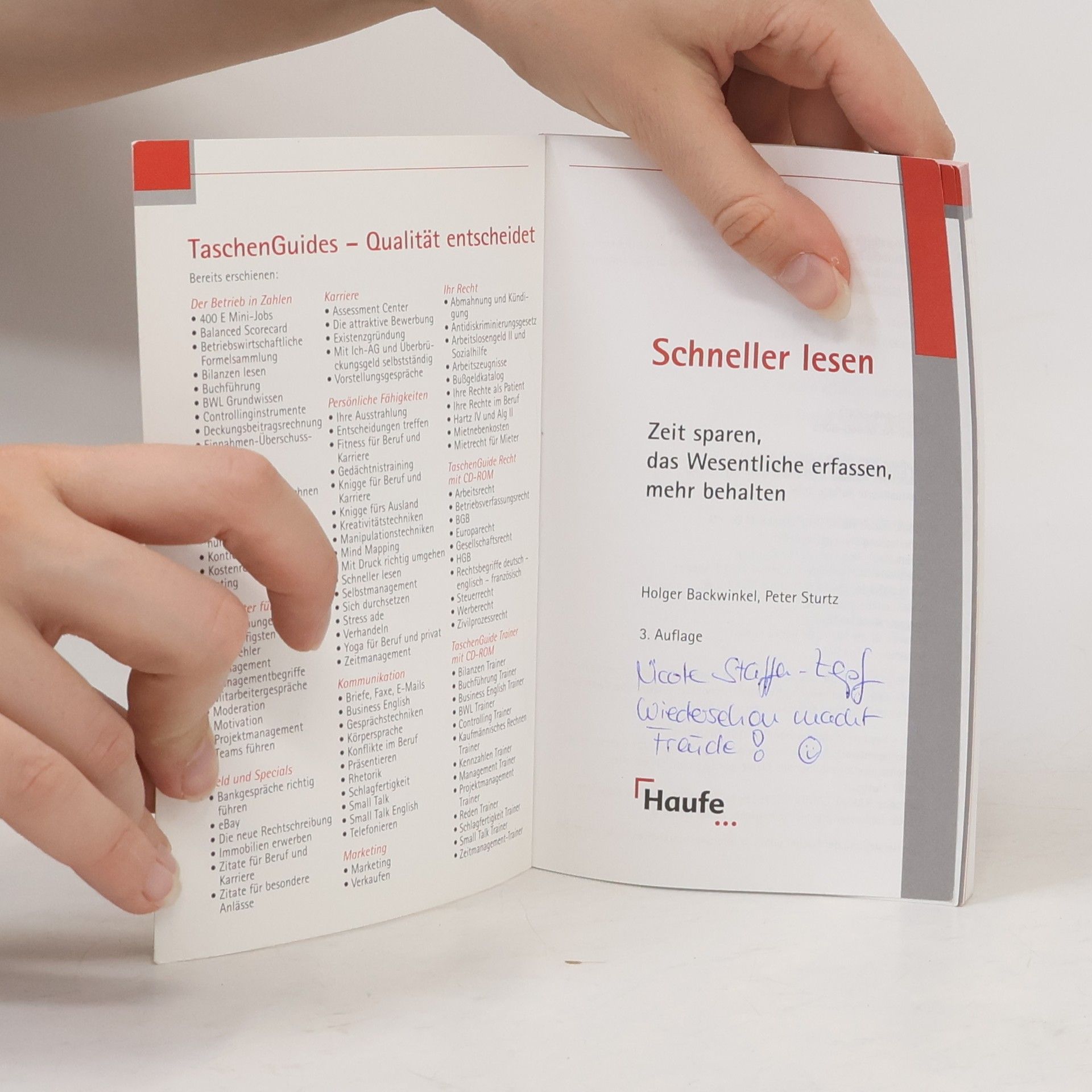 Holger Backwinkel Schneller lesen