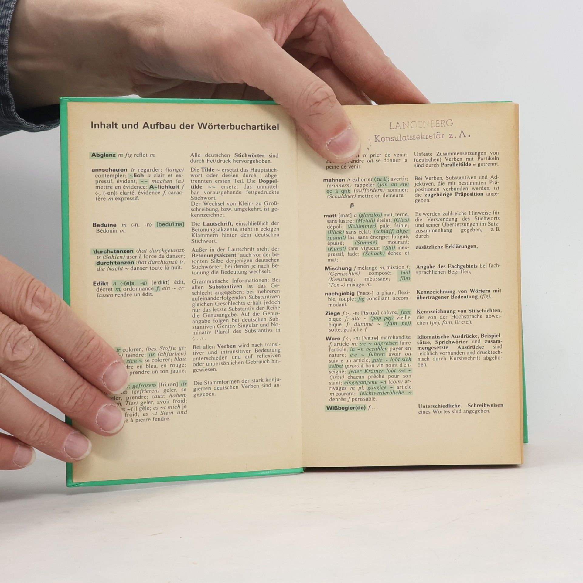 Erich Weiss PONS Globalwörterbuch