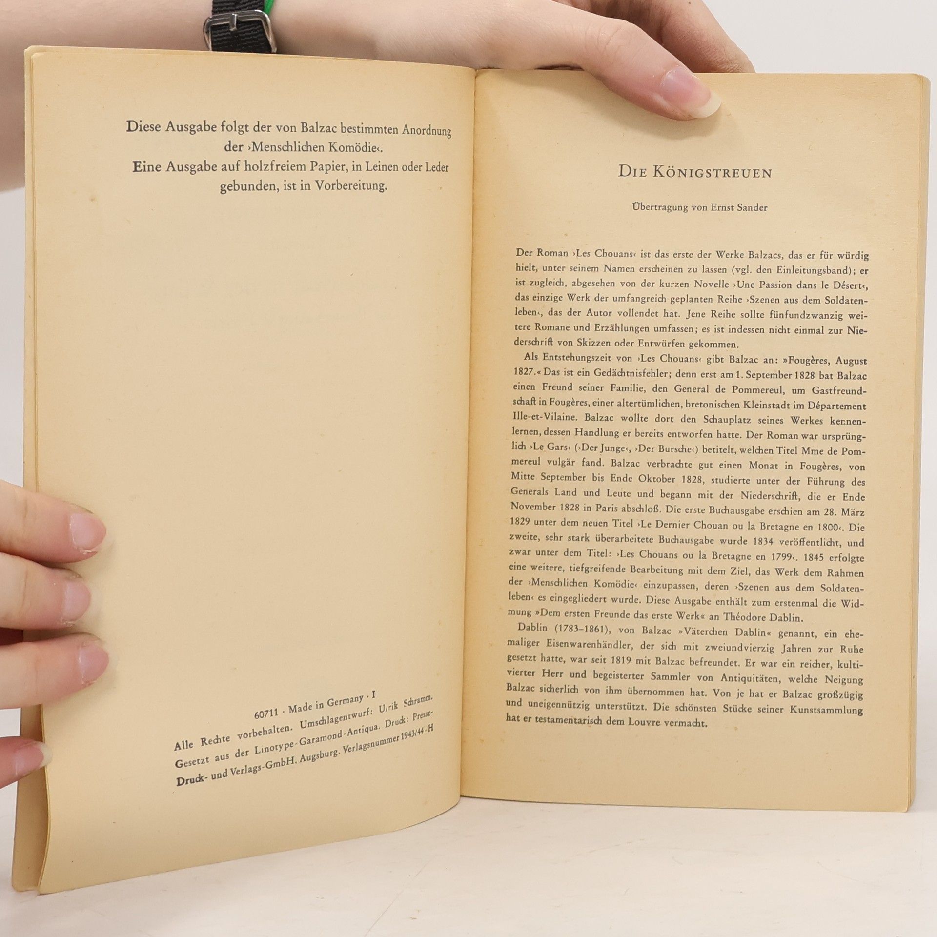 Honoré de Balzac Die Königstreuen