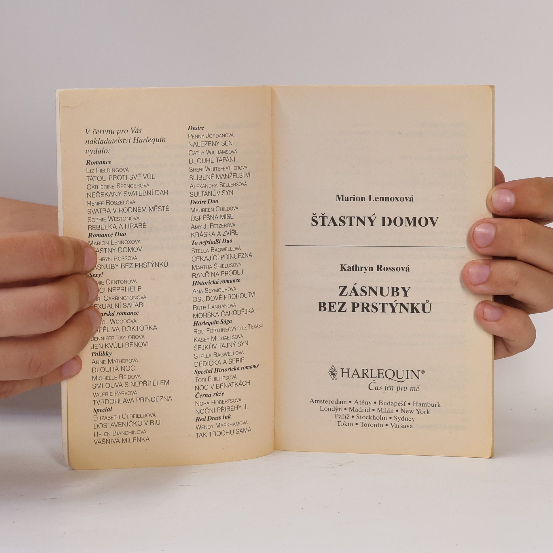 Marion Lennox Šťastný domov / Zásnuby bez prstýnku