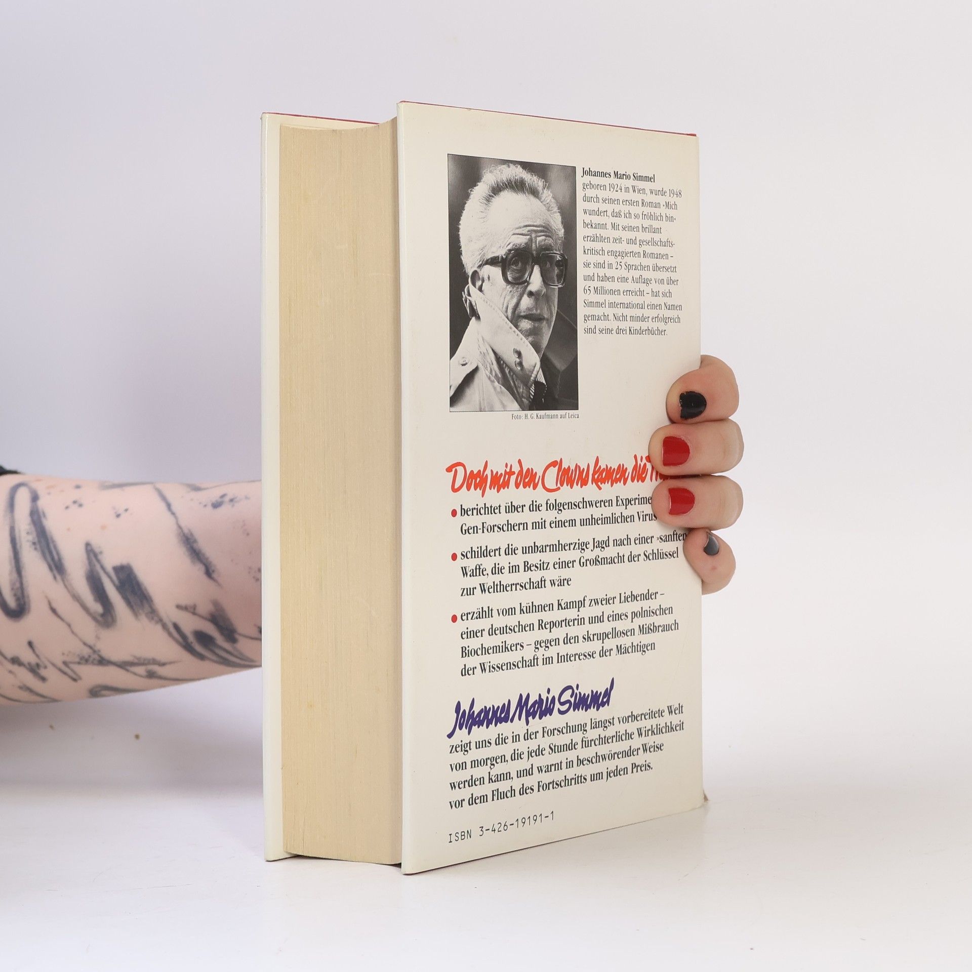 Johannes Mario Simmel Doch mit den Clowns kamen die Tränen