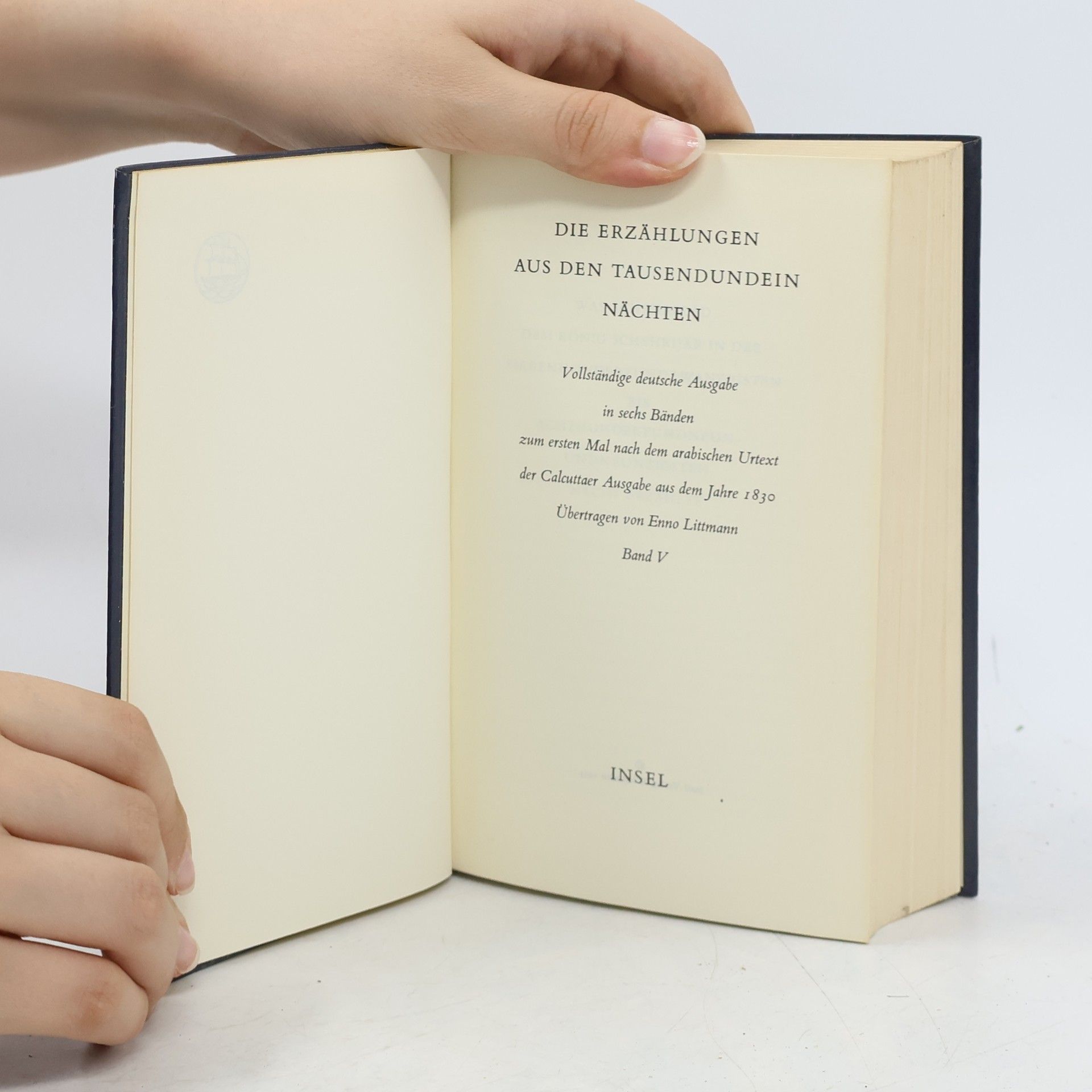 Various authors Die Erzählungen aus den 1001 Nächten V.
