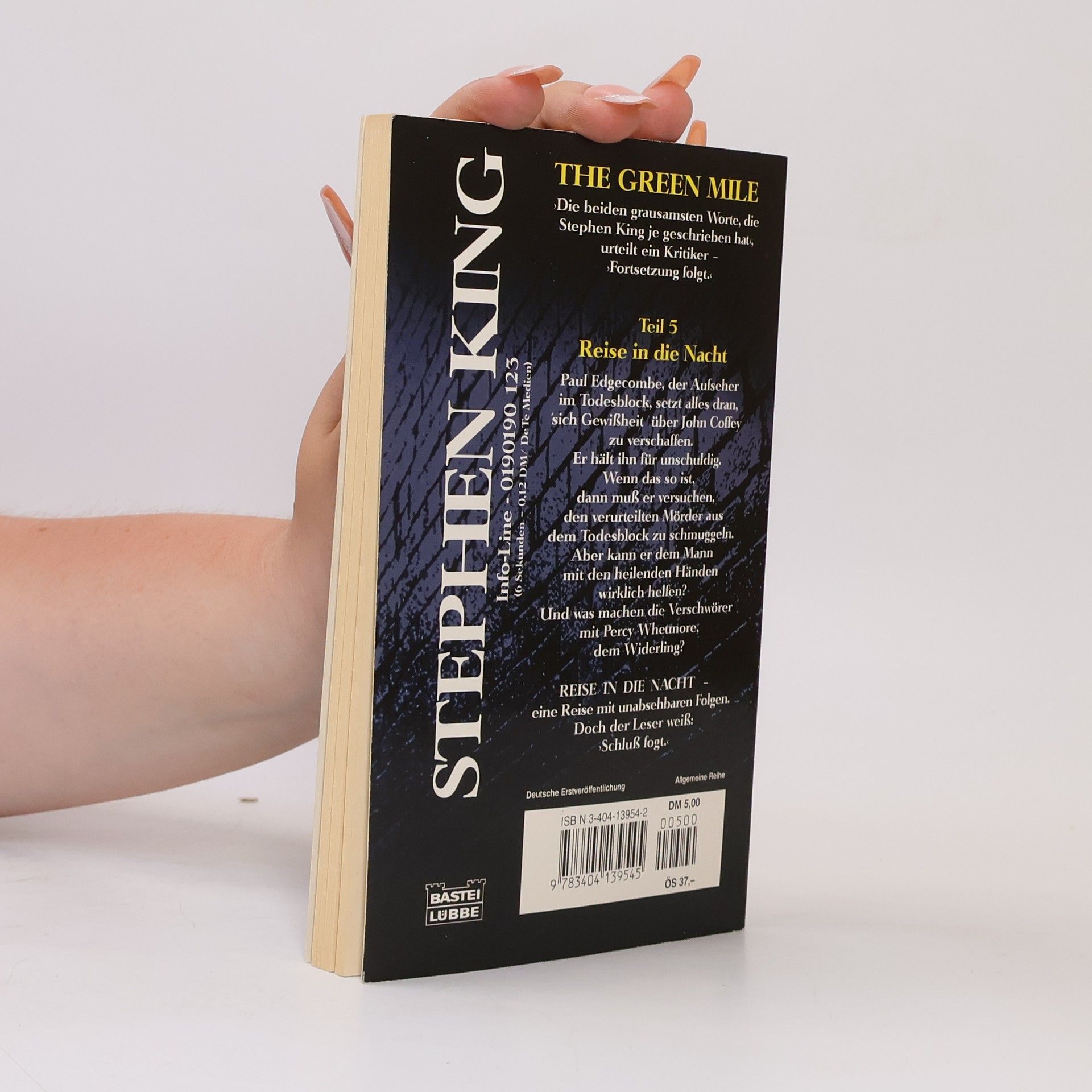 Stephen King The Green Mile. Teil 5, Reise in die Nacht