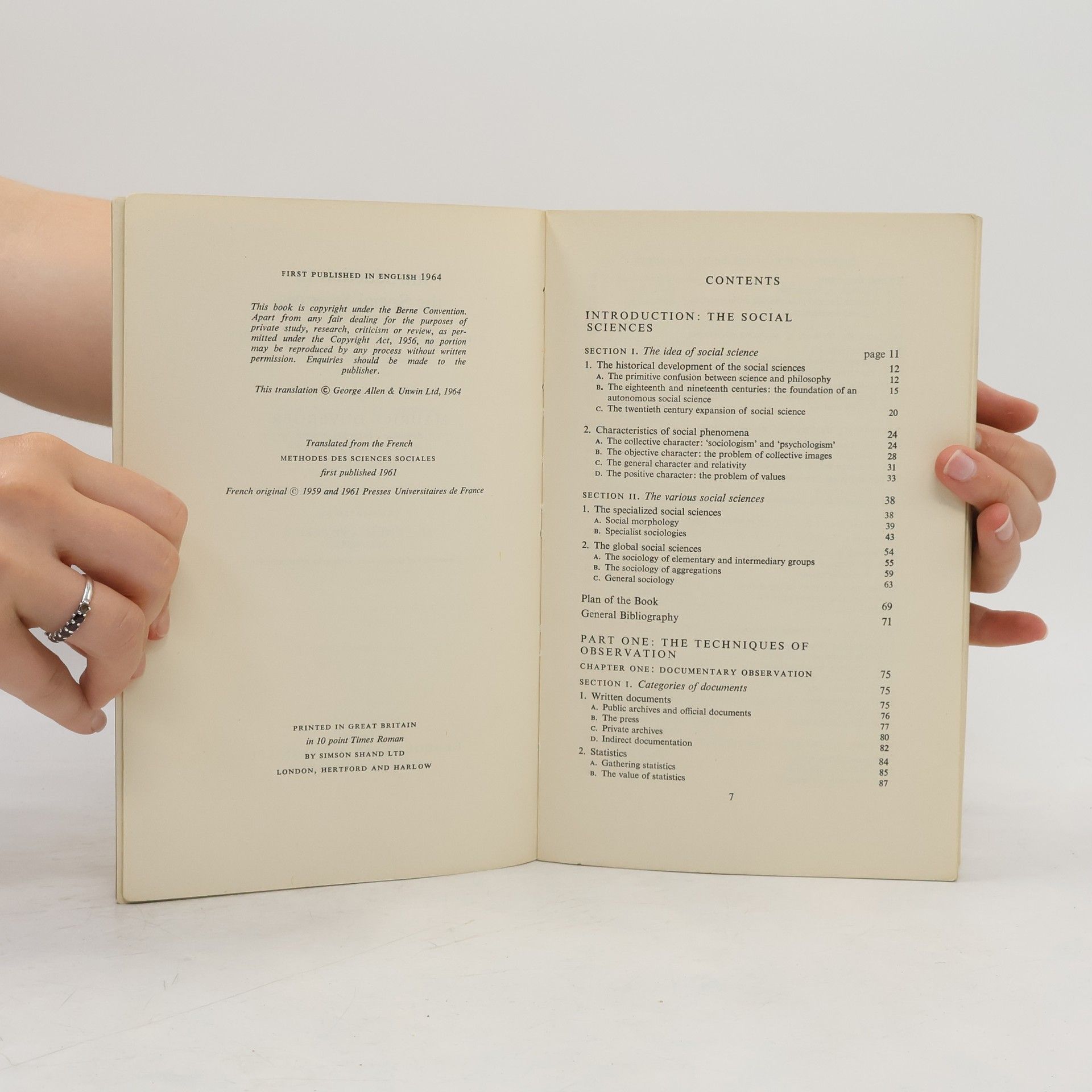 Maurice Duverger Introduction to the Social Sciences