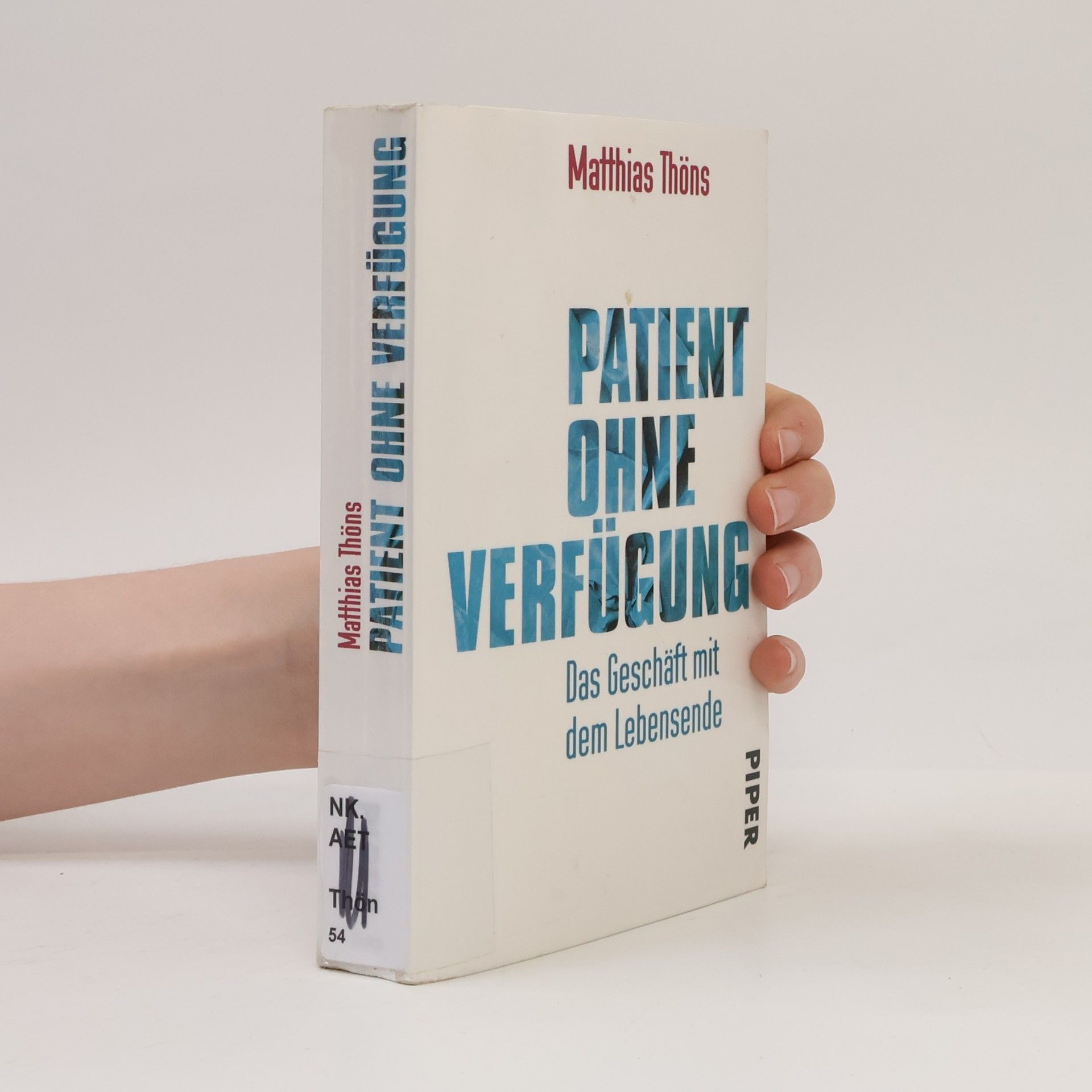 Matthias Thöns Patient ohne Verfügung
