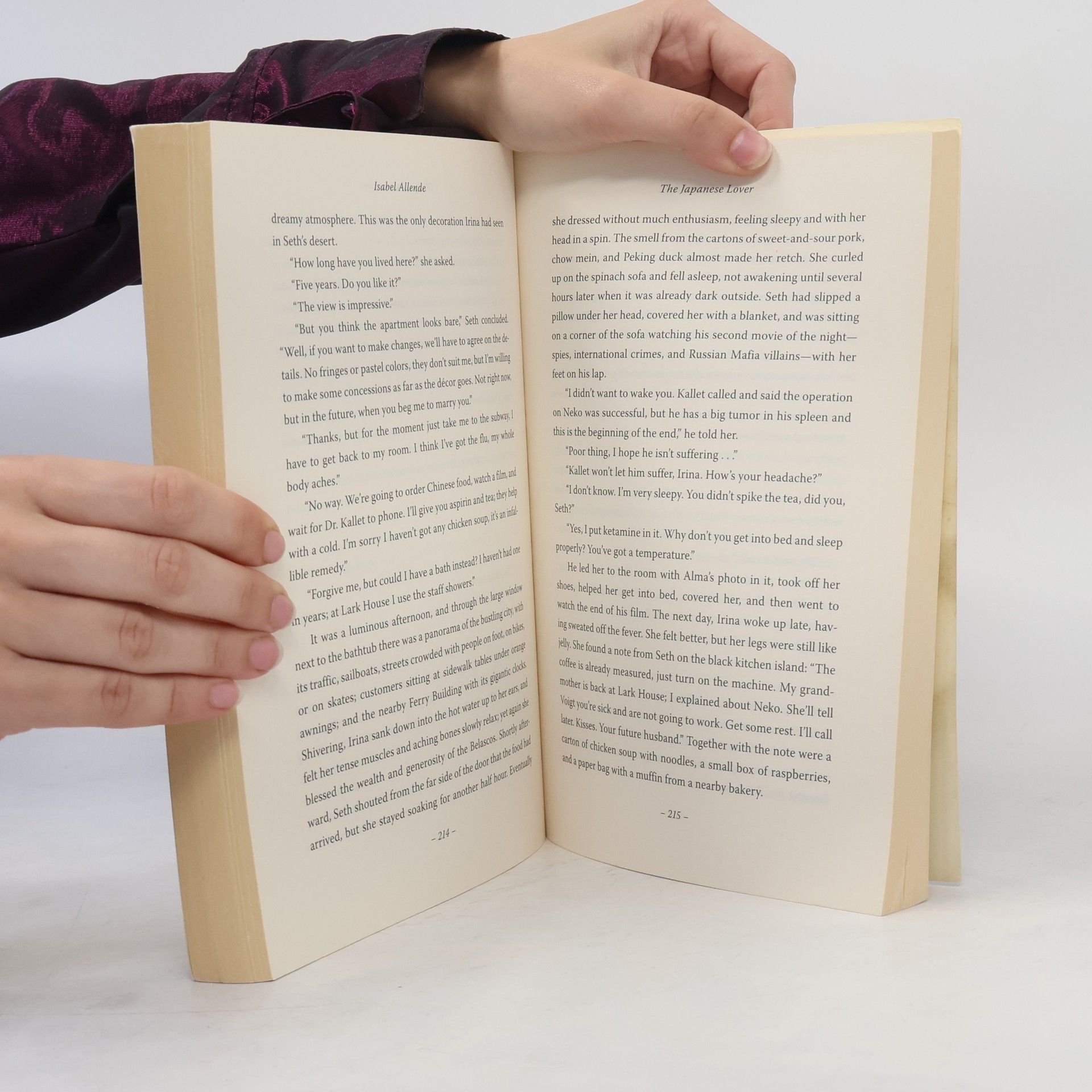 Isabel Allende Llona The Japanese Lover. Der japanische Liebhaber, englische Ausgabe