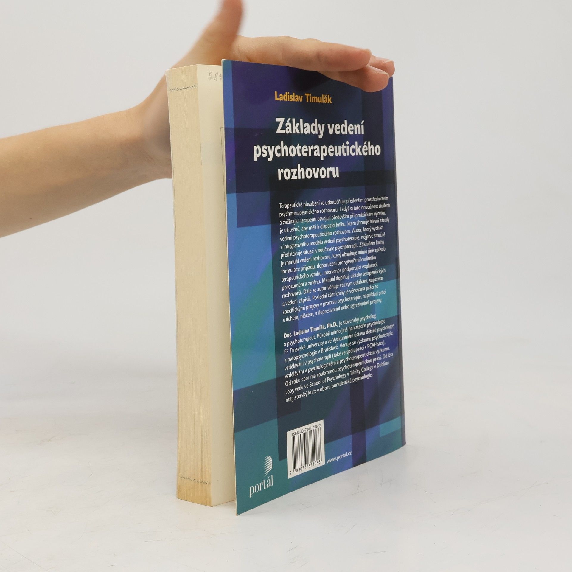 Ladislav Timuľák Základy vedení psychoterapeutického rozhovoru
