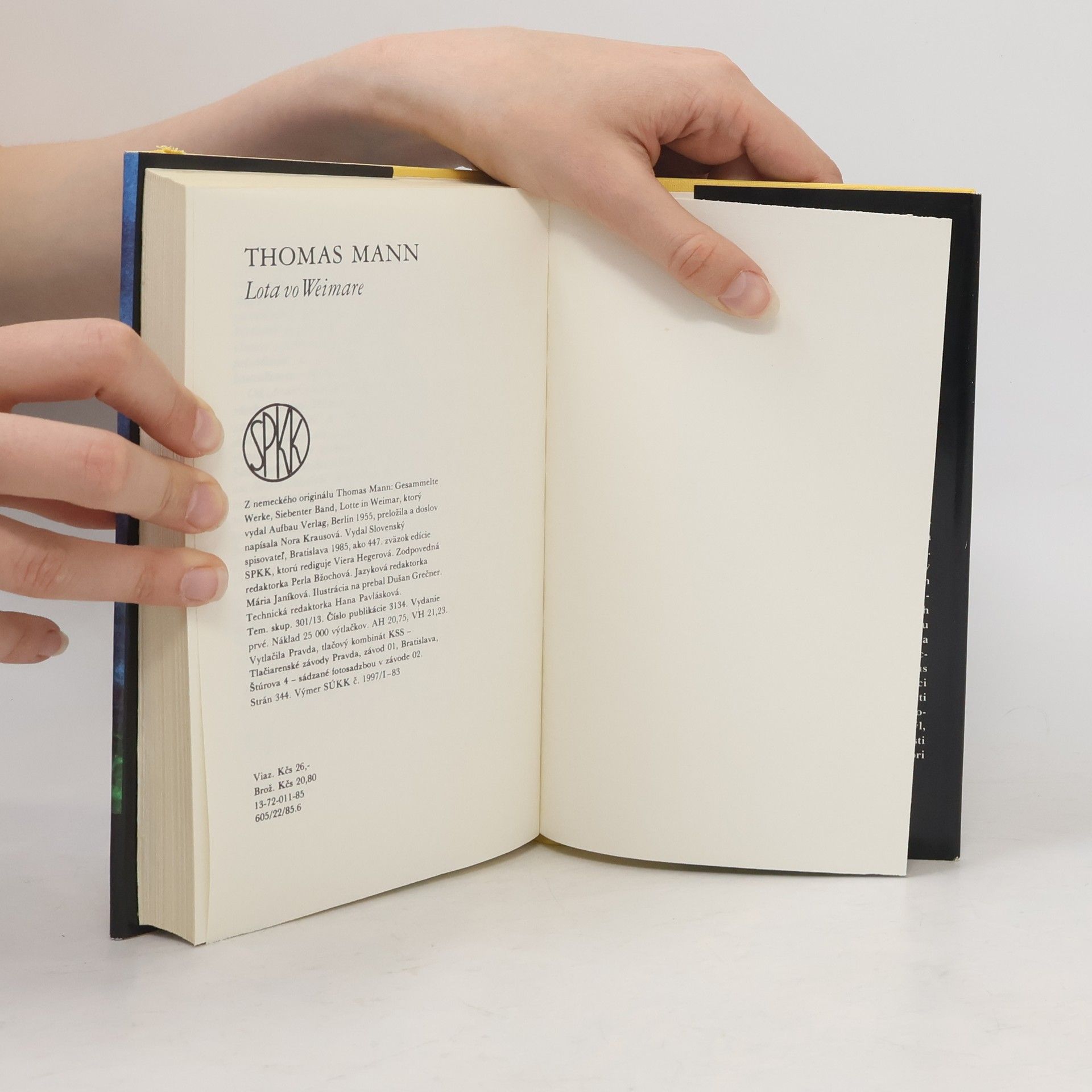 Thomas Mann Lota vo Weimare