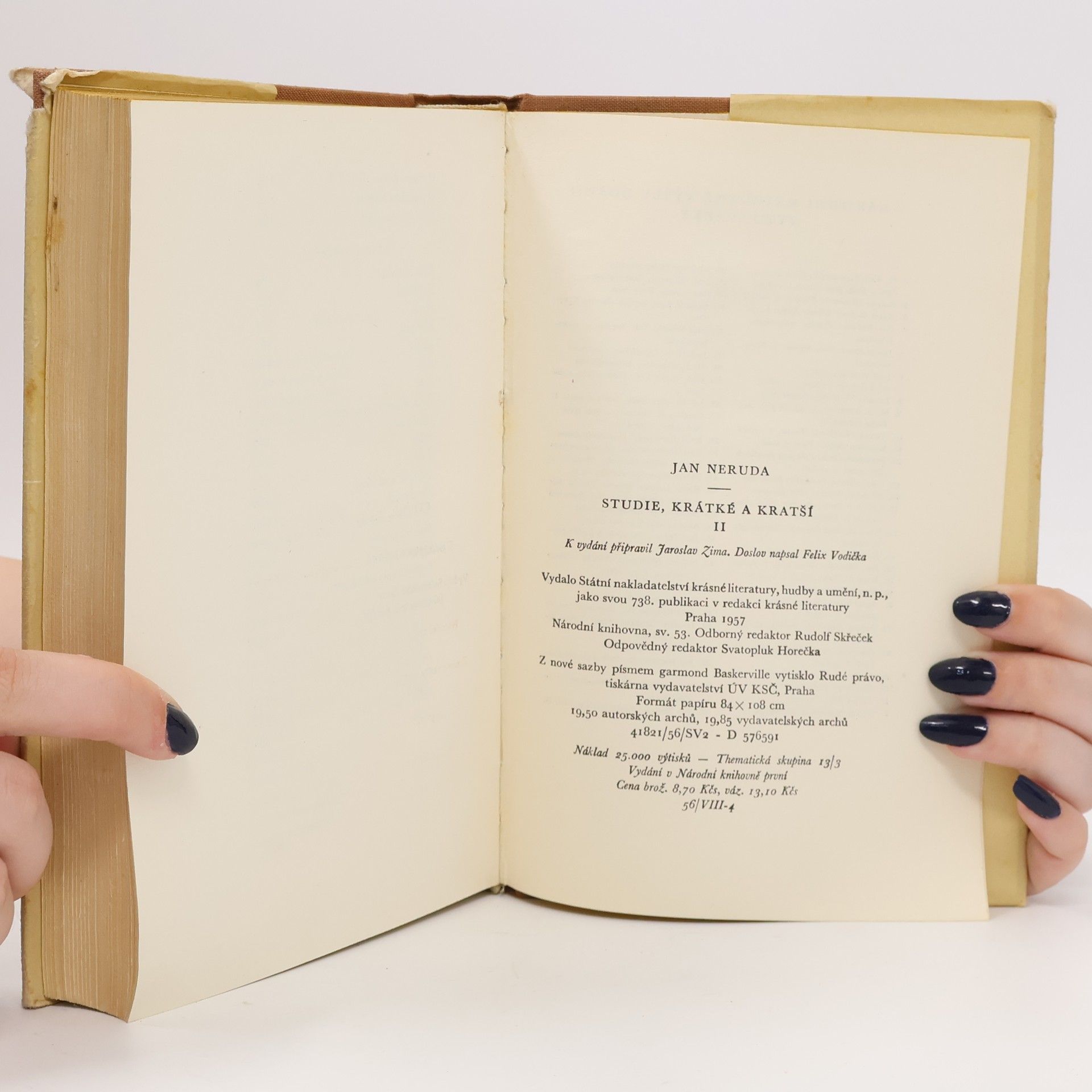 Jan Neruda Studie, krátké a kratší II