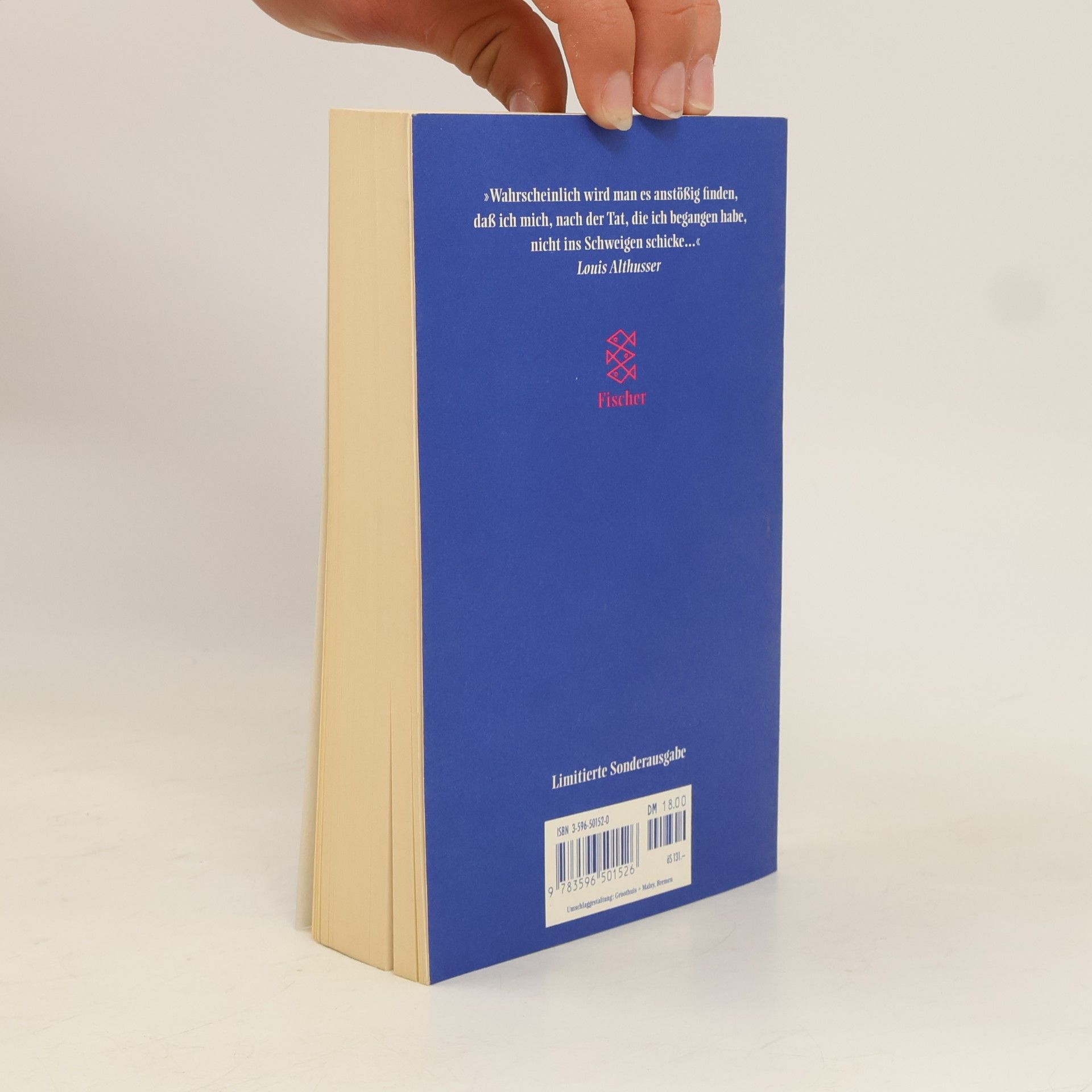 Louis Althusser Die Zukunft hat Zeit. Die Tatsachen. Zwei autobiographische Texte. Hrsg. u. eingel. v. Oliver Corpet u. Yann Moulier Boutang