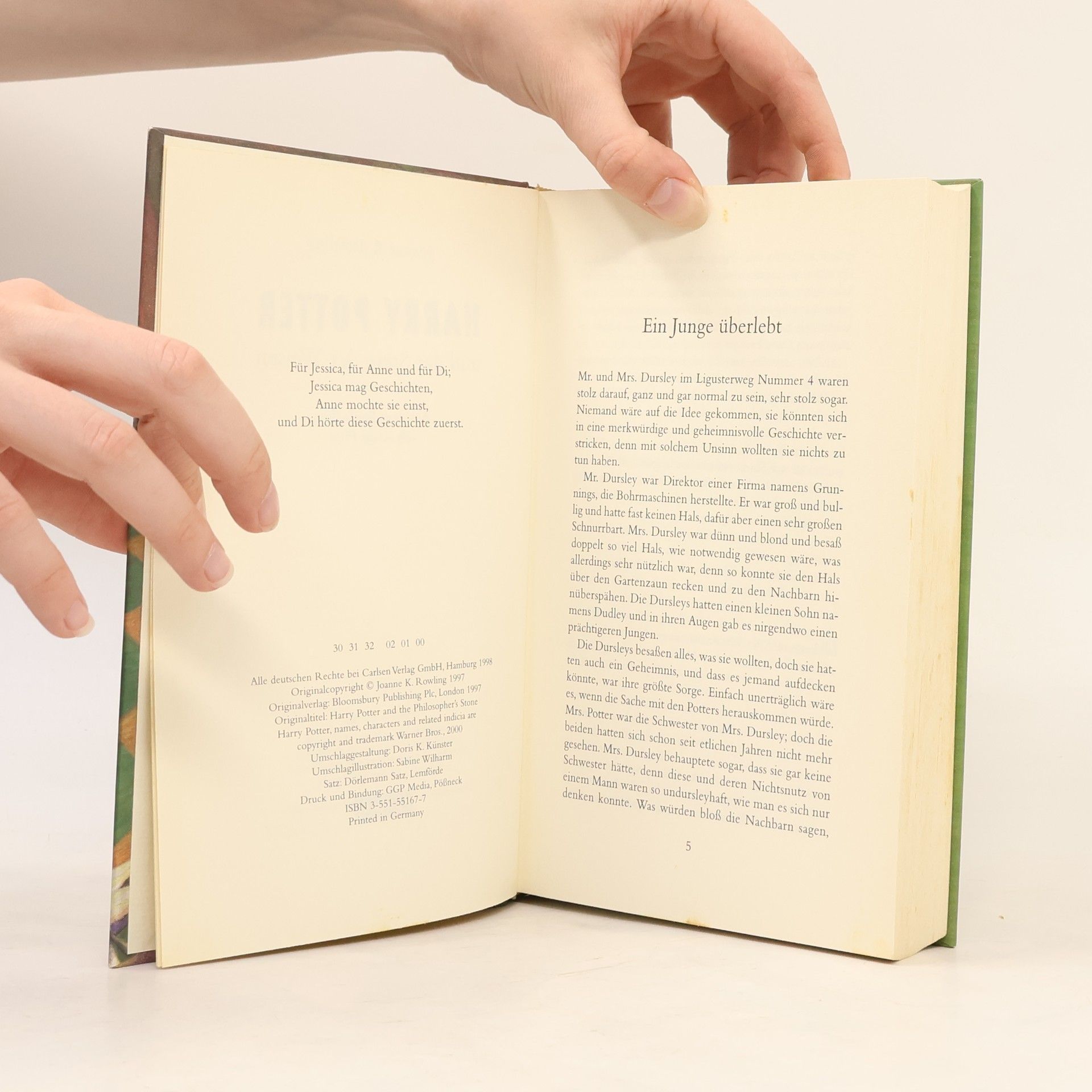 J. K. Rowling Harry Potter und der Stein der Weisen