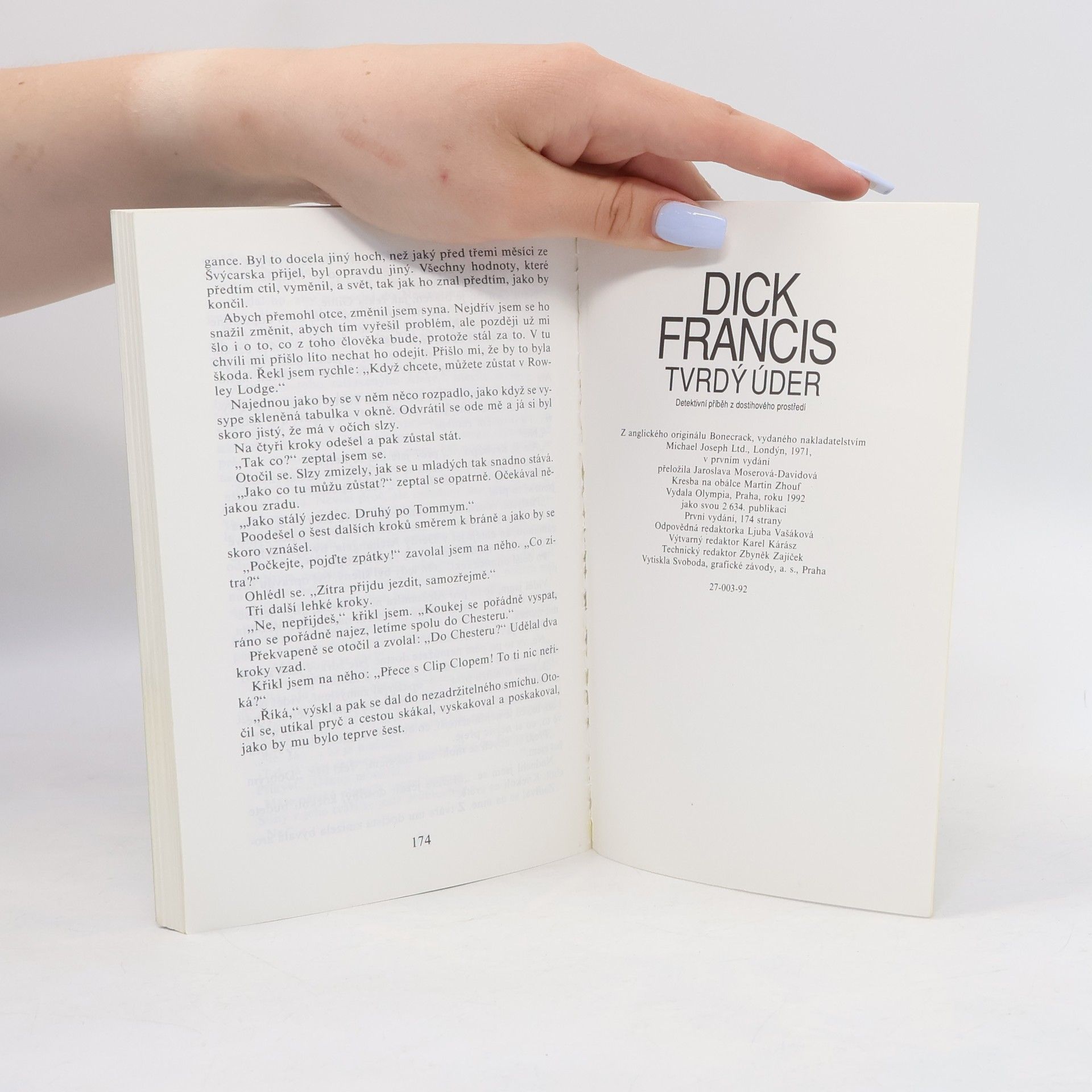 Dick Francis Tvrdý úder
