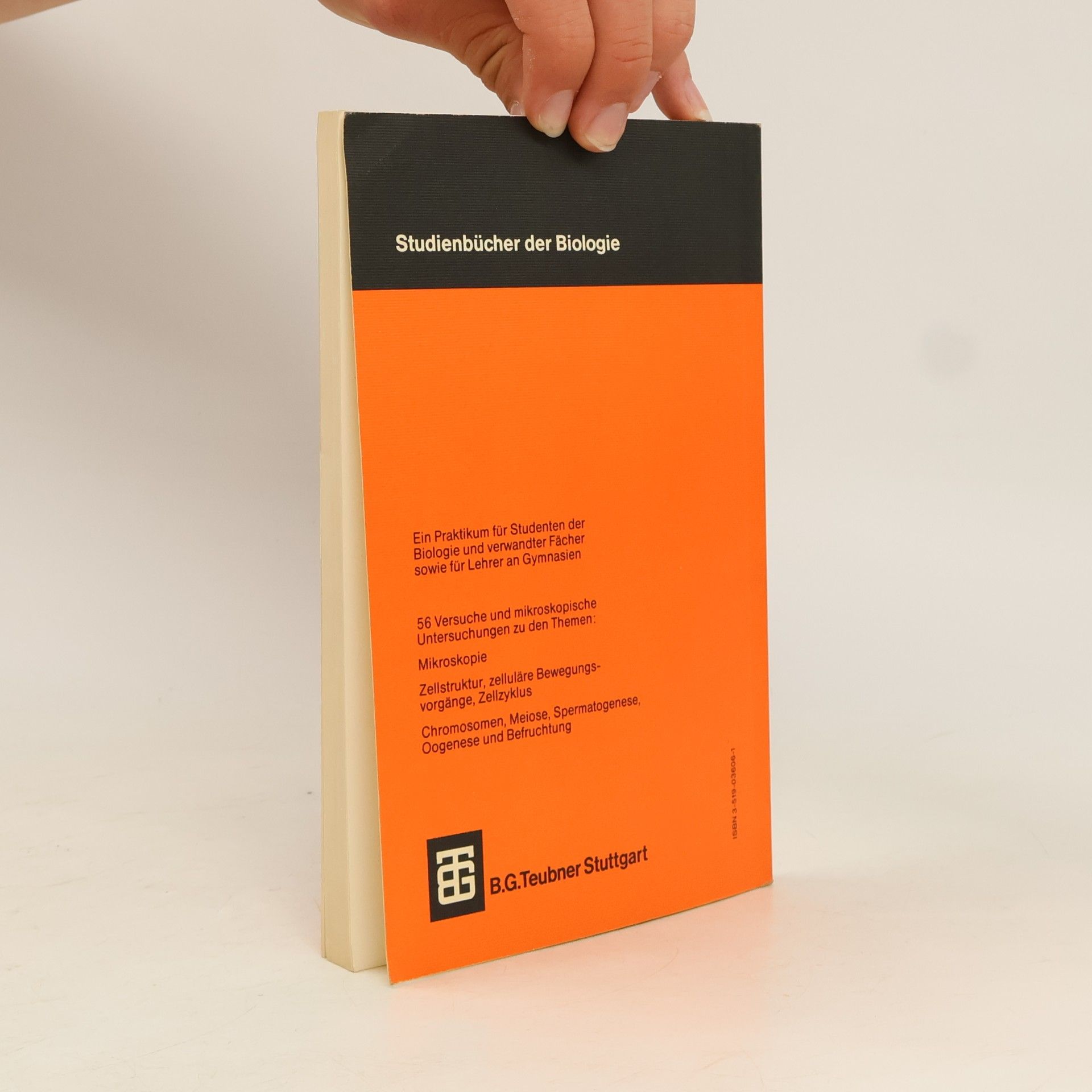August Ruthmann Teubner Studienbücher der Biologie: Praktikum der Cytologie
